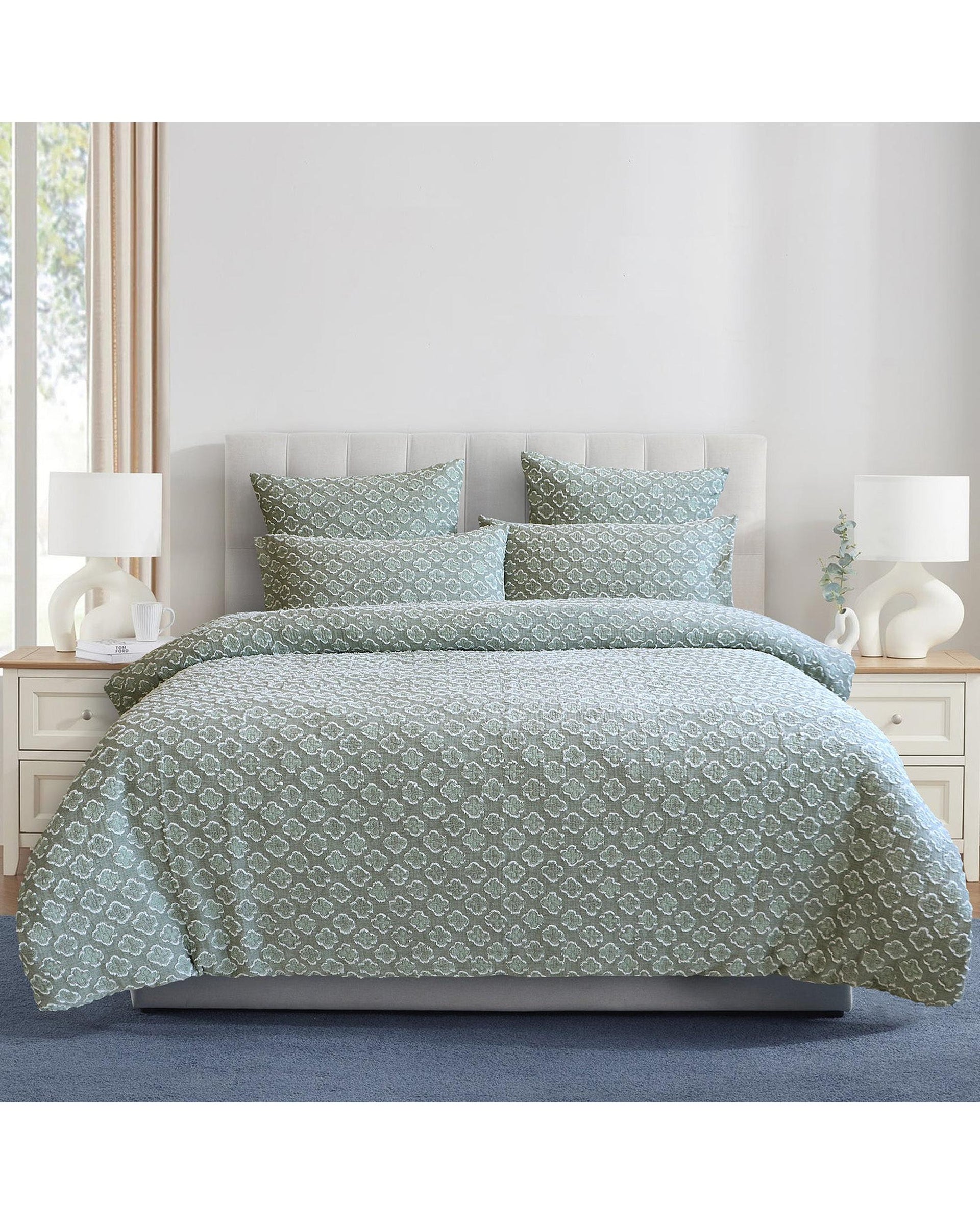 Renee Taylor Luna Jacquard Yarn Dye Quilt Cover Set Renee Taylor