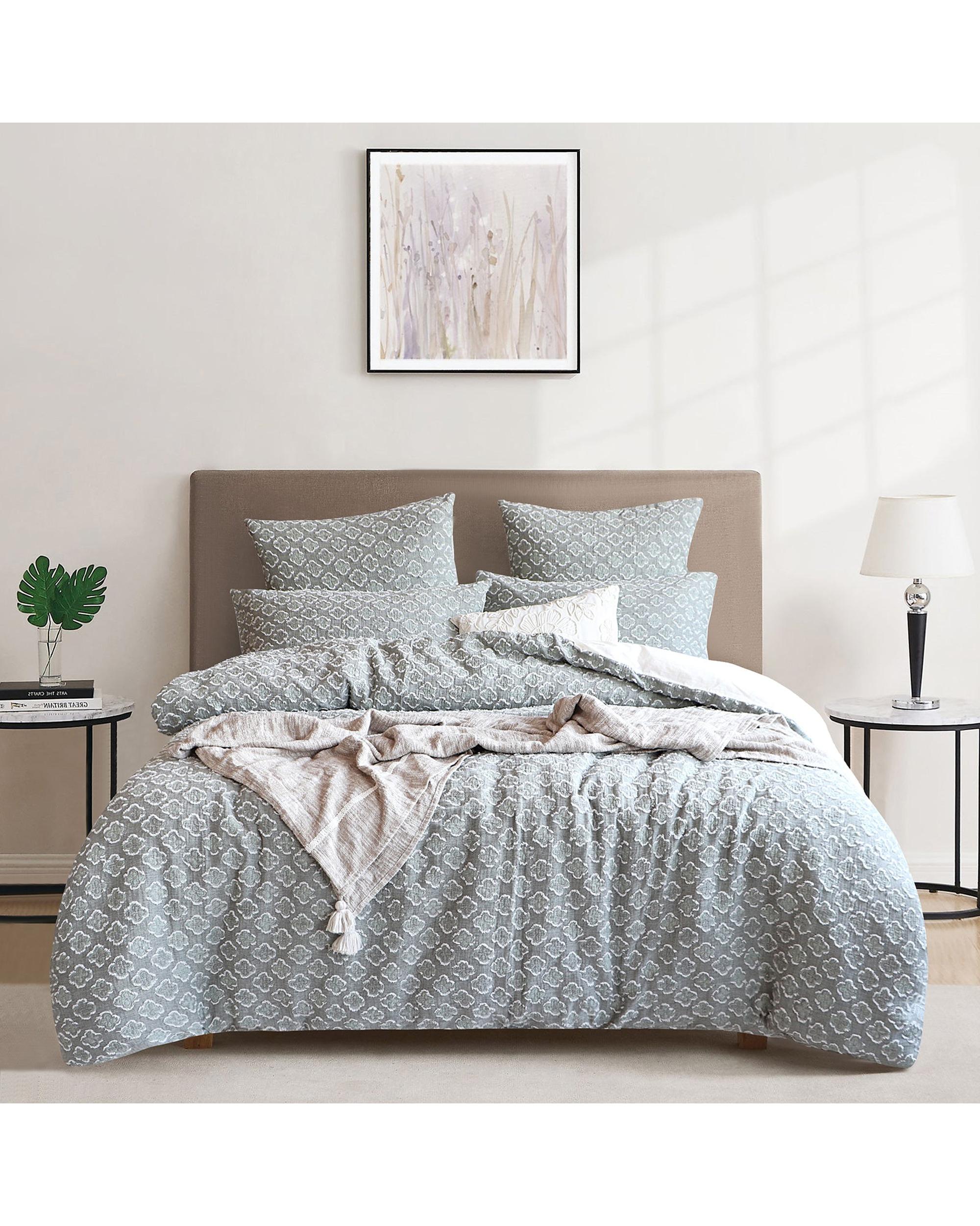 Renee Taylor Luna Jacquard Yarn Dye Quilt Cover Set Renee Taylor