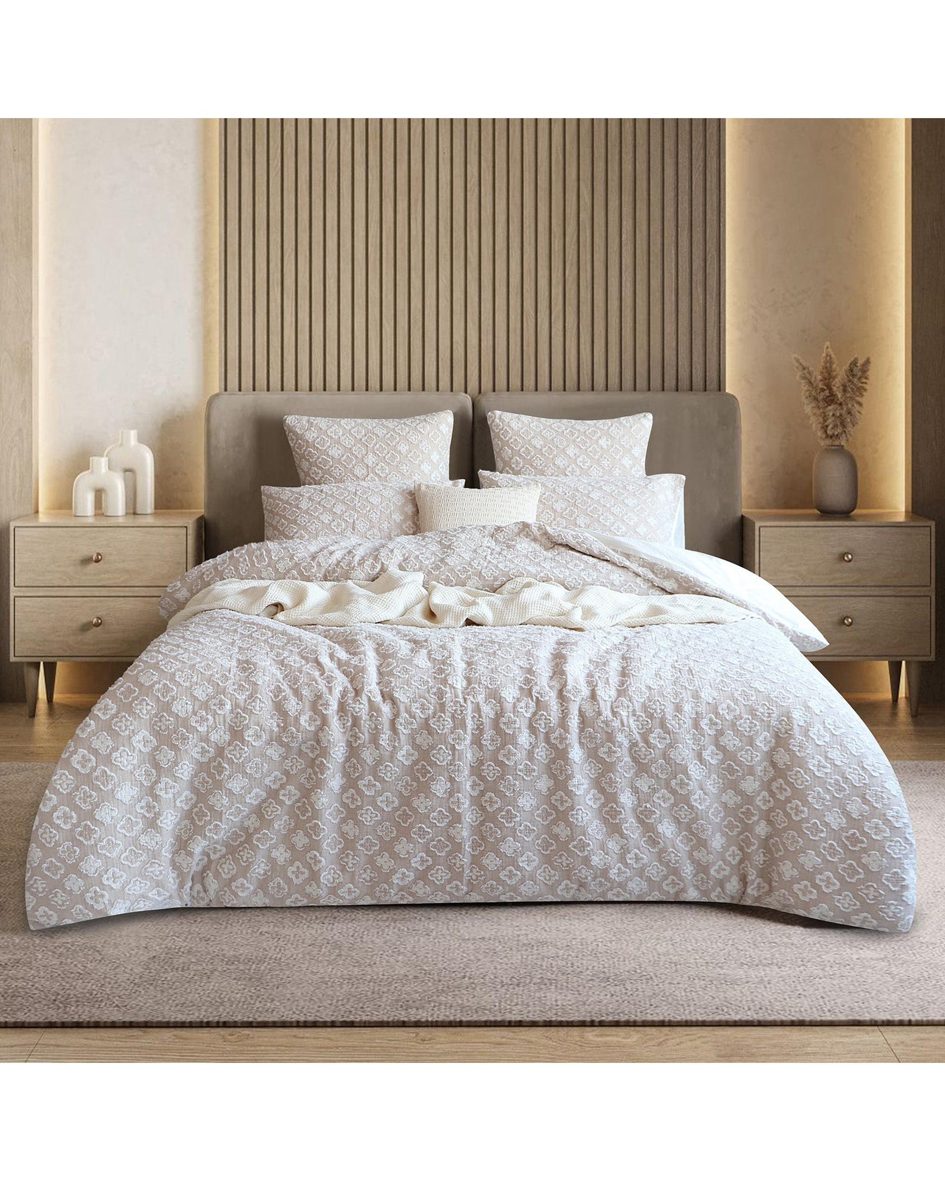 Renee Taylor Amara Jacquard Yarn Dye Quilt Cover Set Renee Taylor