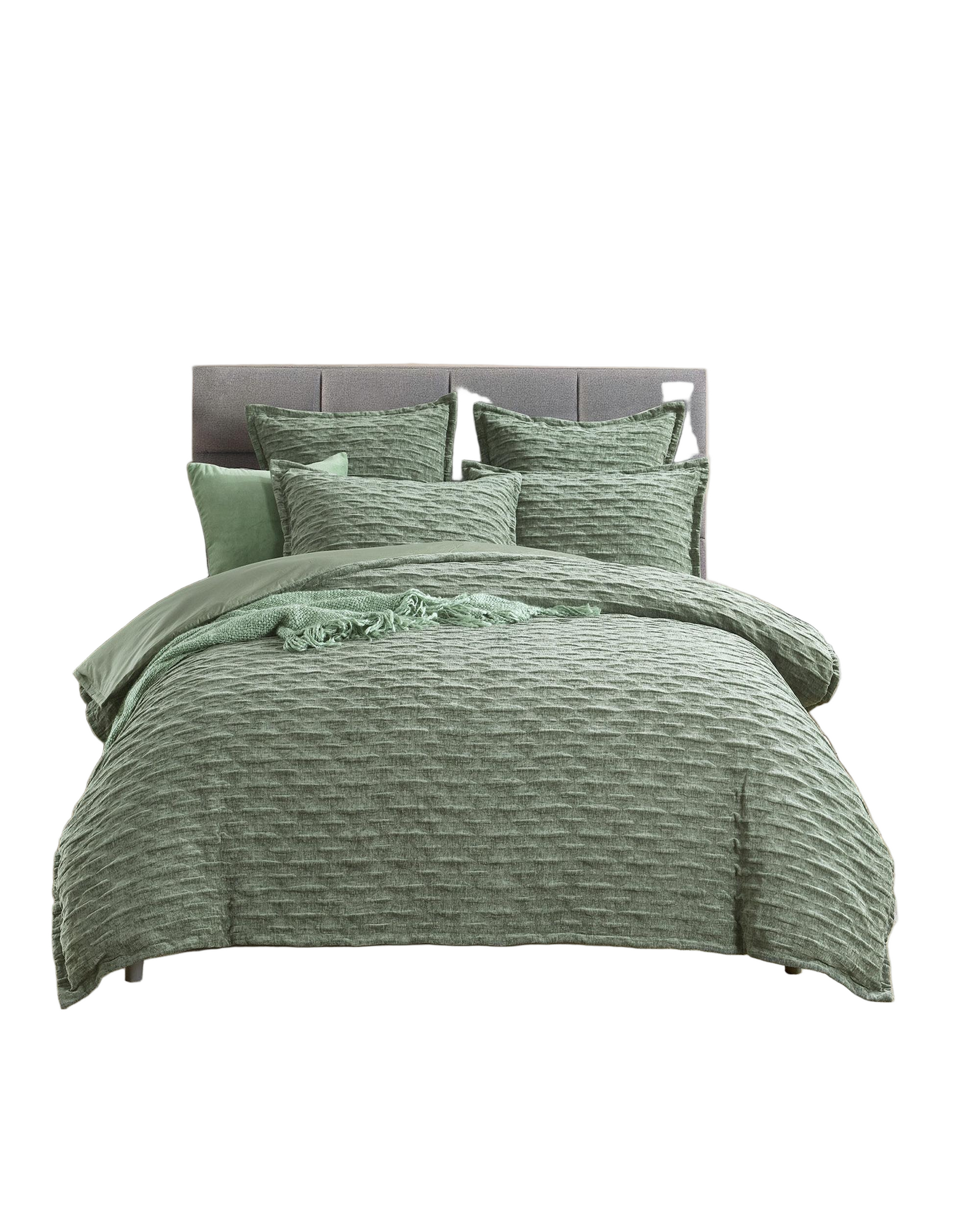 Renee Taylor Atlantis Jacquard Quilt Cover Set - Junpier Renee Taylor