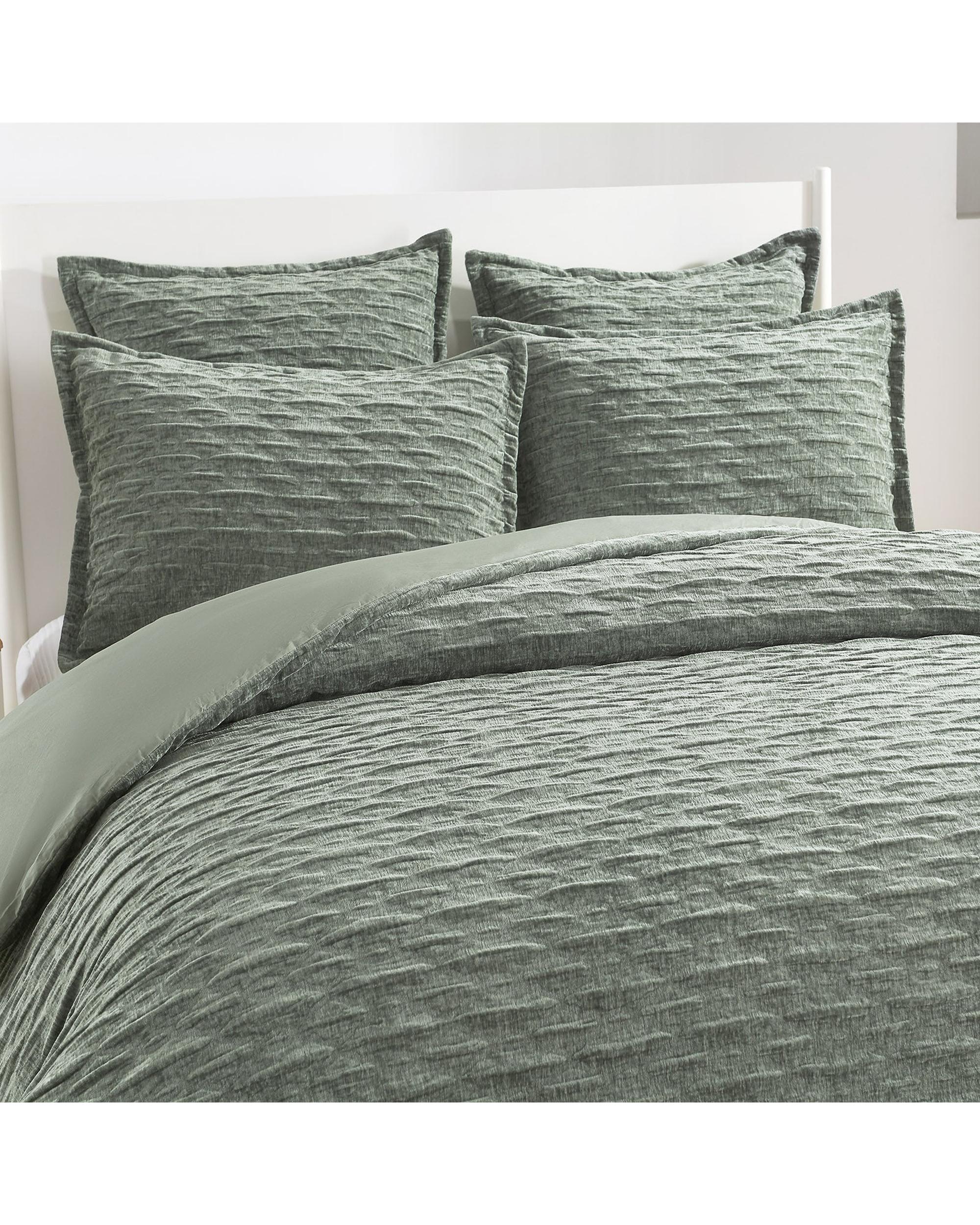 Renee Taylor Atlantis Jacquard Quilt Cover Set - Junpier Renee Taylor