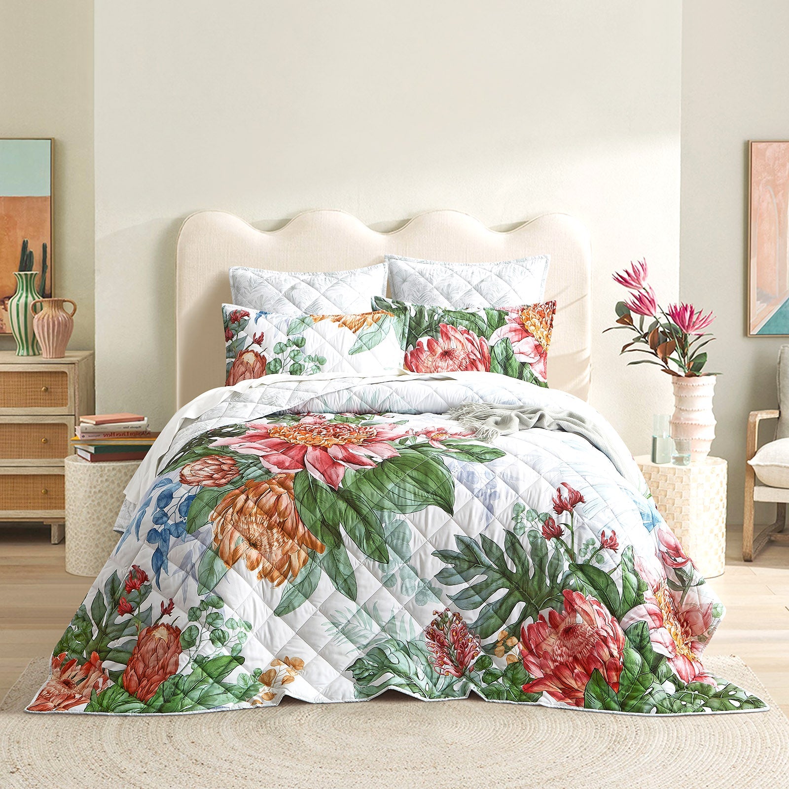 Renee Taylor Florence Quilted Reversible Coverlet Renee Taylor