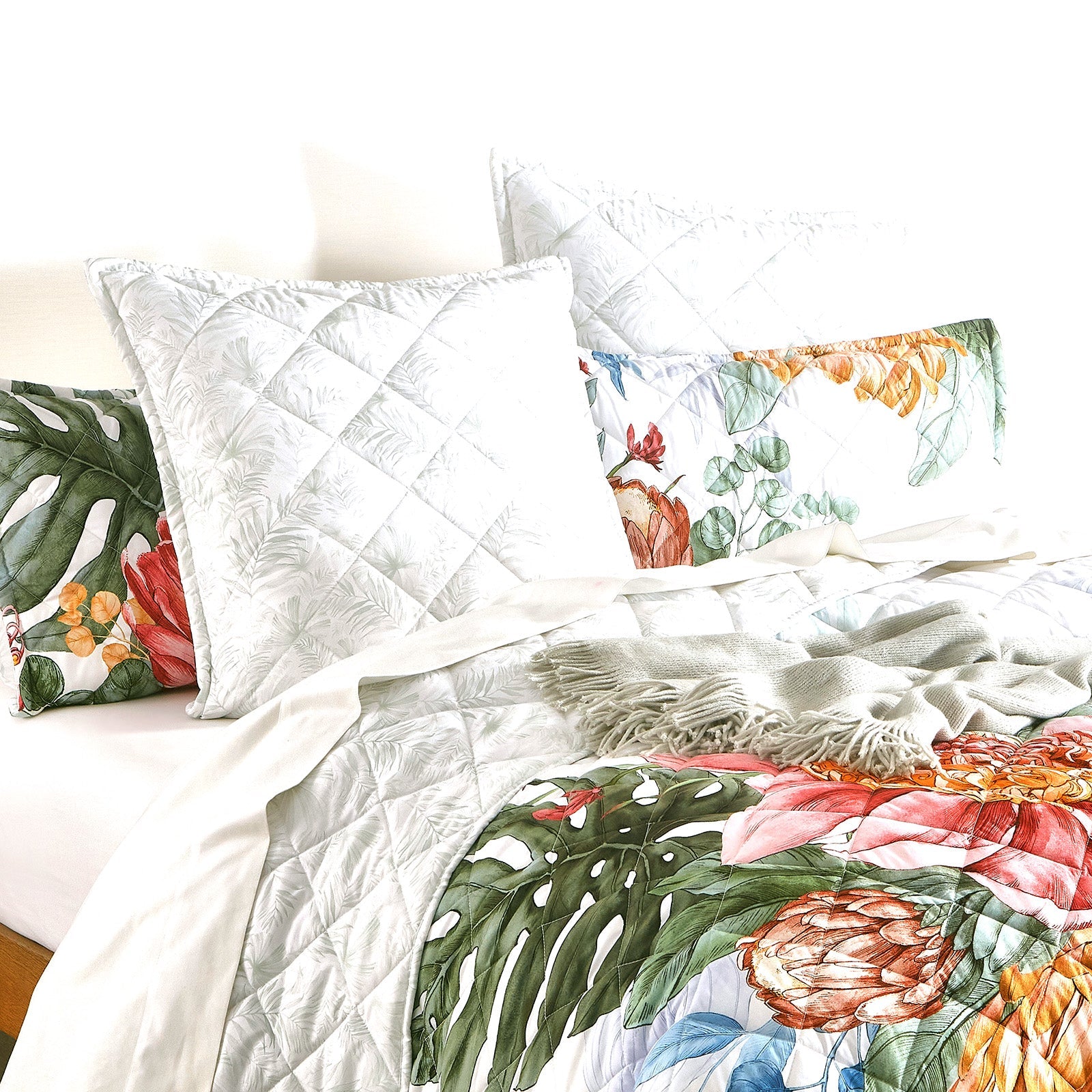 Renee Taylor Florence Quilted Reversible Coverlet Renee Taylor