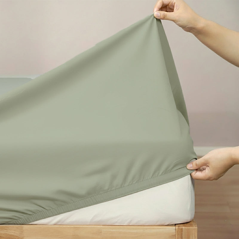 Renee Taylor 400 Thread Count Egyptian Cotton Sheet Set Basil Renee Taylor