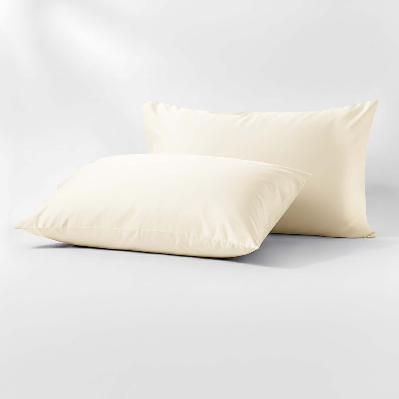 Renee Taylor 400 Thread Count Egyptian Cotton Fitted and Pillow Case Set Vanilla Renee Taylor