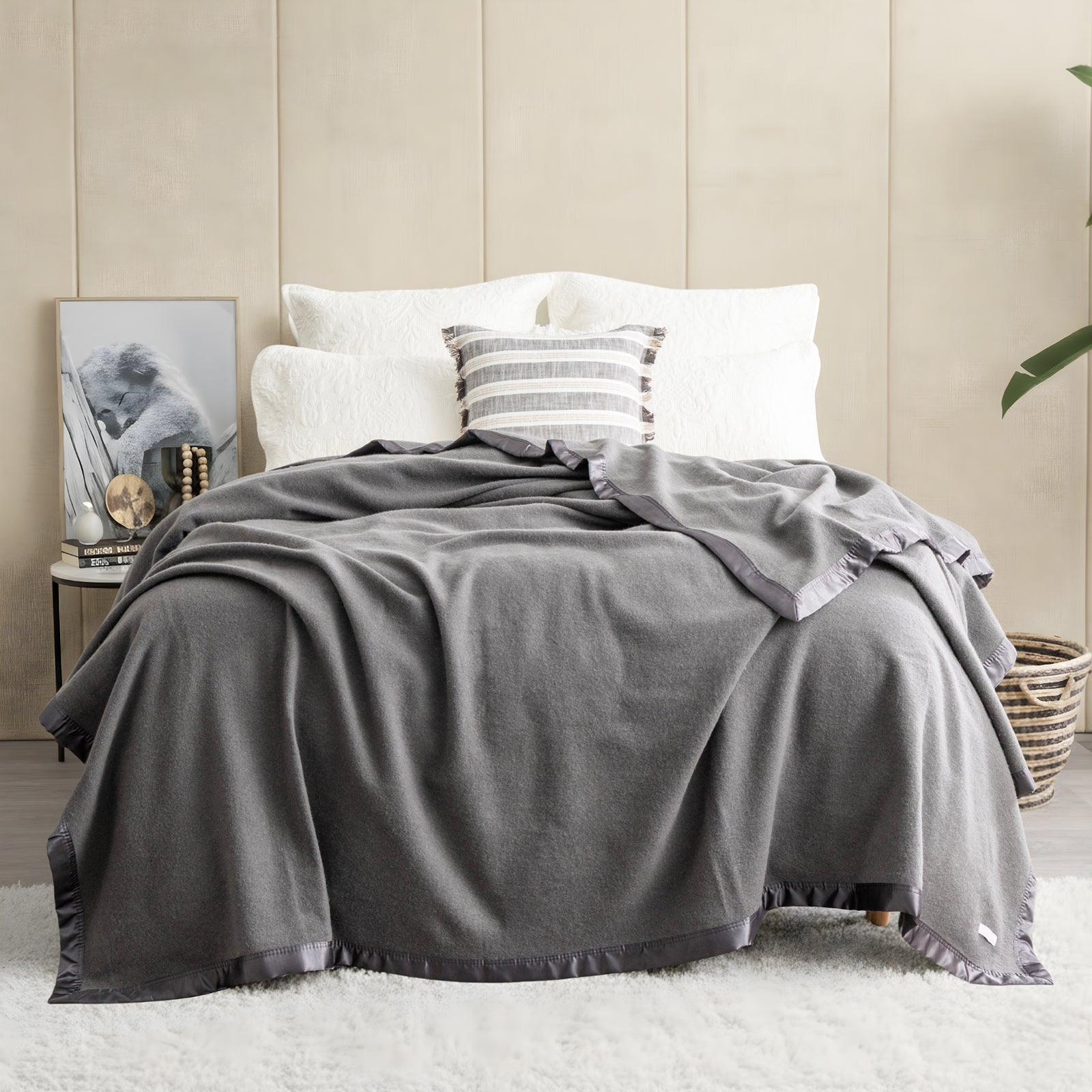 Renee Taylor Australian 400 Gsm Merino Wool Blanket