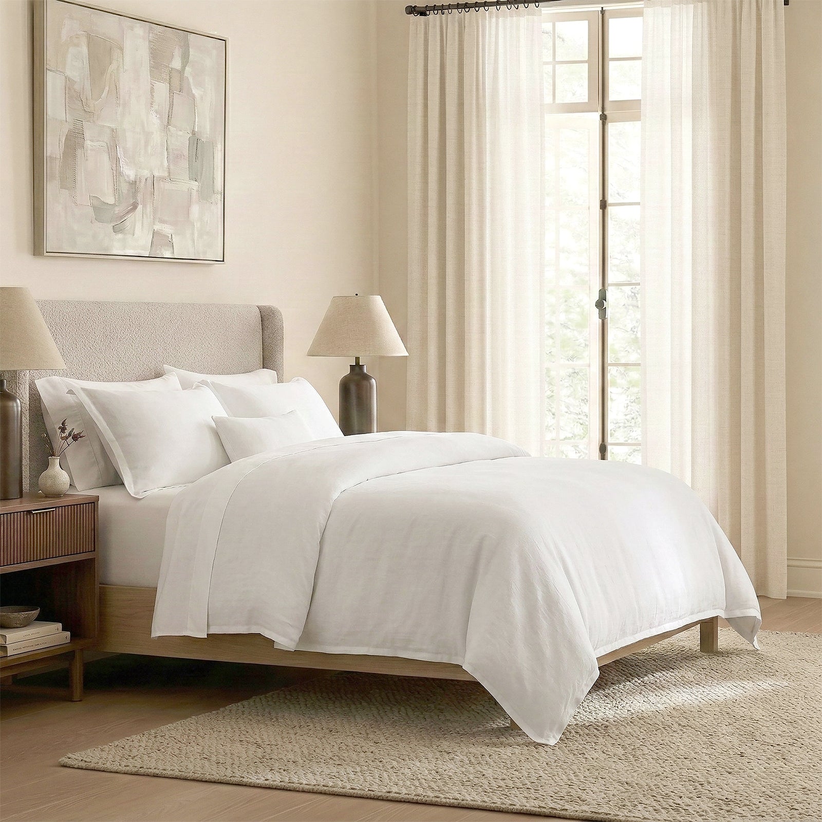 Renee Taylor Washed Linen Cotton Quilt Cover Set