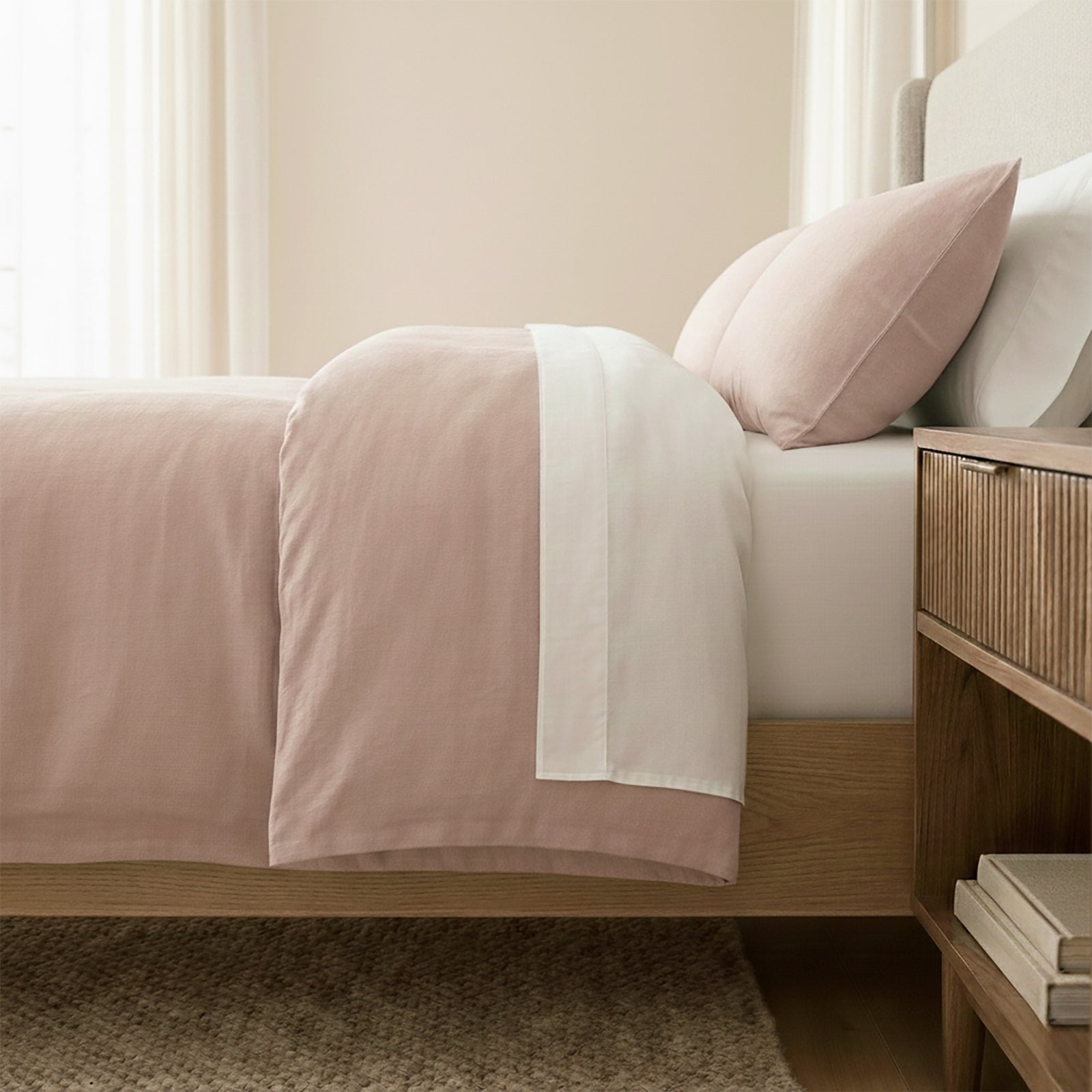 Renee Taylor Washed Linen Cotton Quilt Cover Set