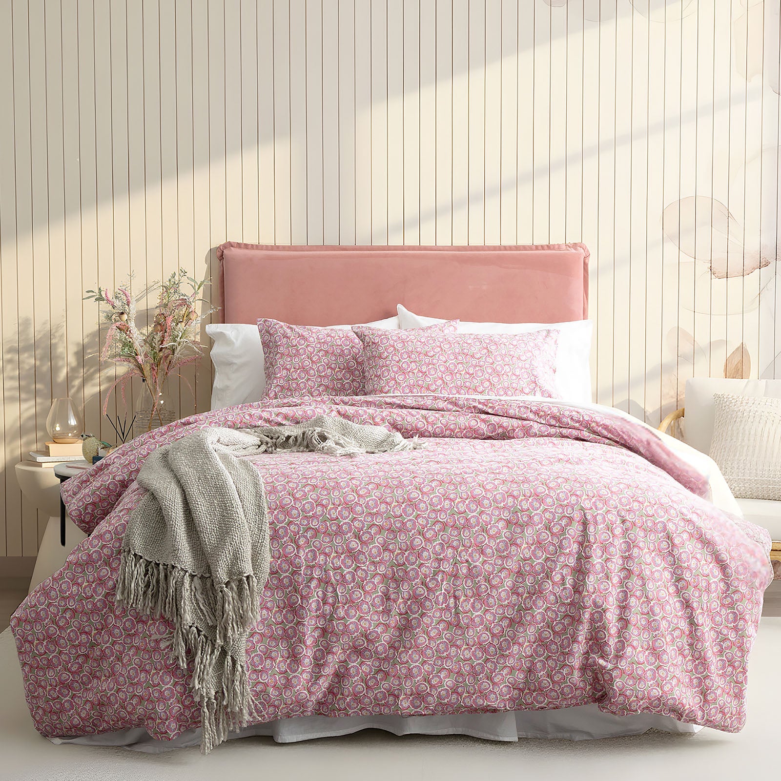Park Avenue 175 GSM Egyptian Cotton Flannelette Quilt Cover Set Ditty