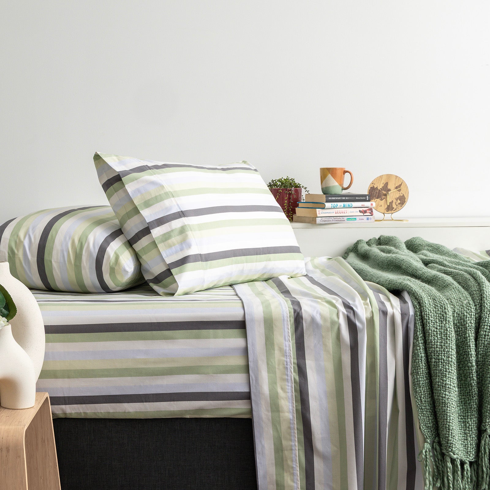 Renee Taylor Jardin Organic Cotton Patterned Sheet Set