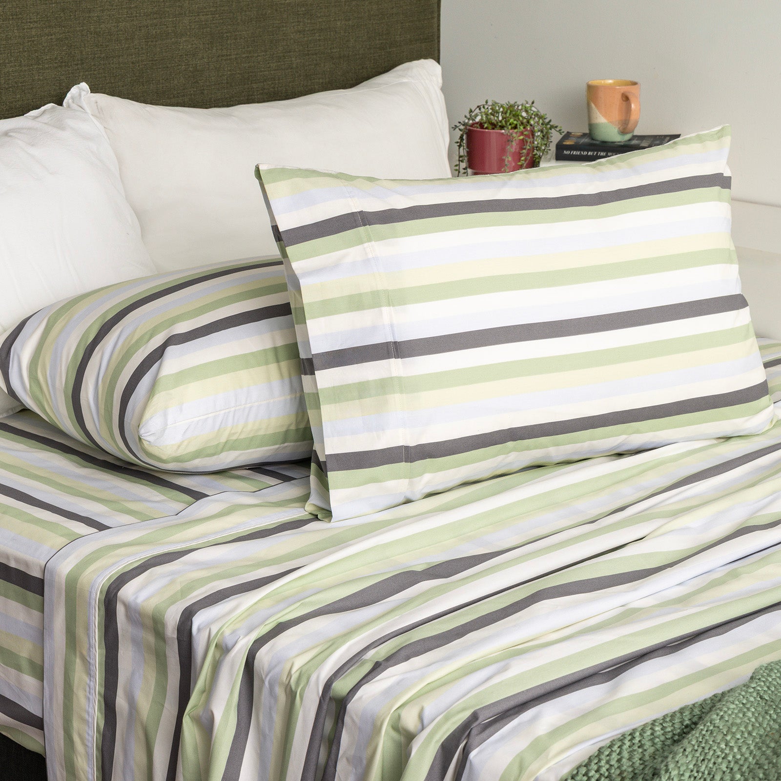 Renee Taylor Jardin Organic Cotton Patterned Sheet Set