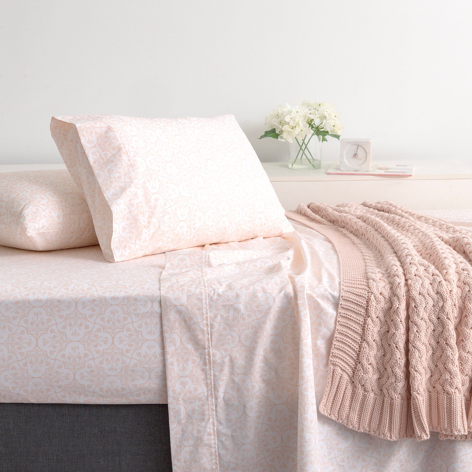 Renee Taylor Meadow Organic Cotton Patterned Sheet Set