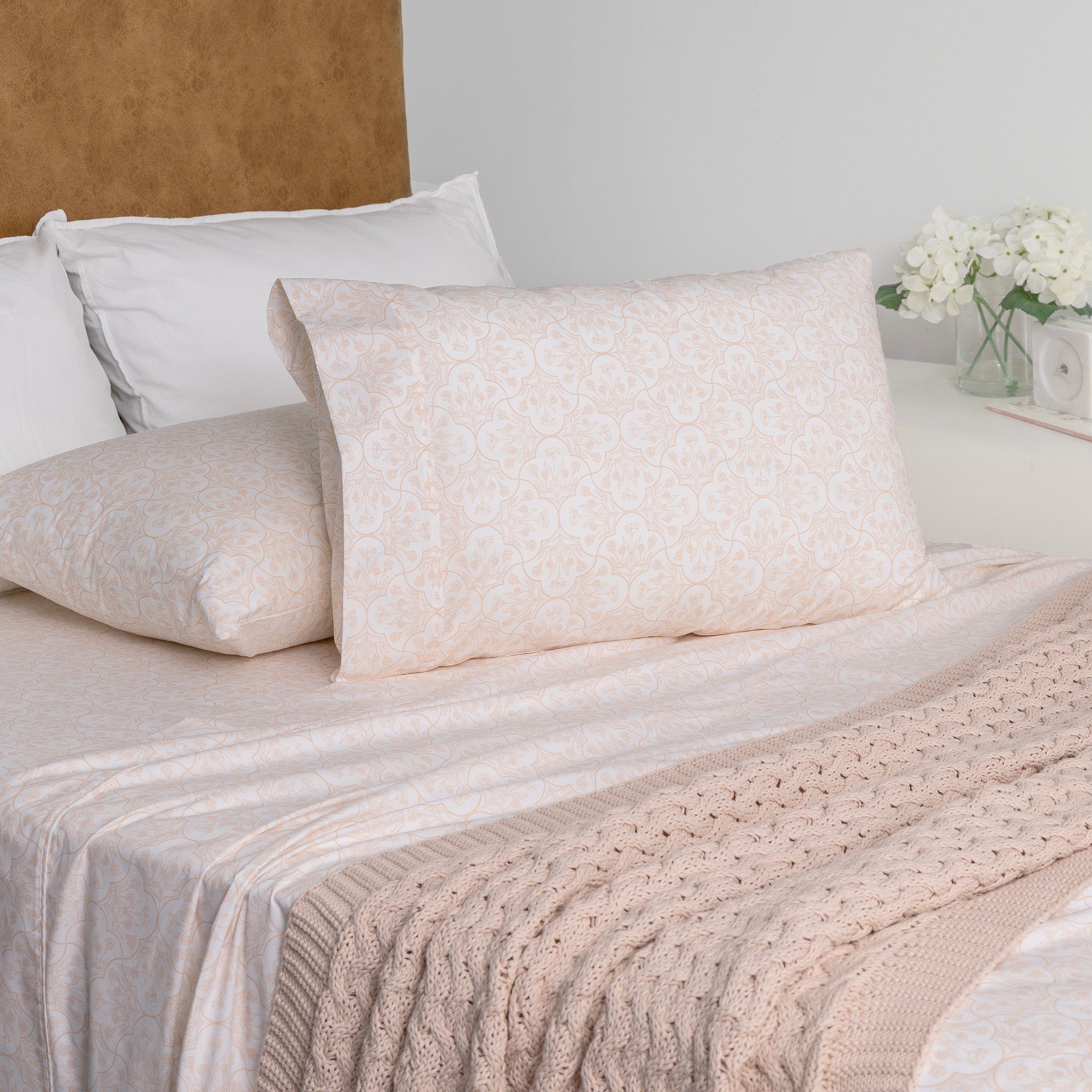 Renee Taylor Meadow Organic Cotton Patterned Sheet Set