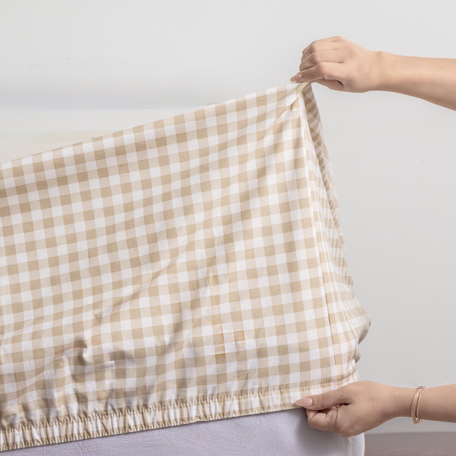 Renee Taylor Brooke Organic Cotton Patterned Sheet Set