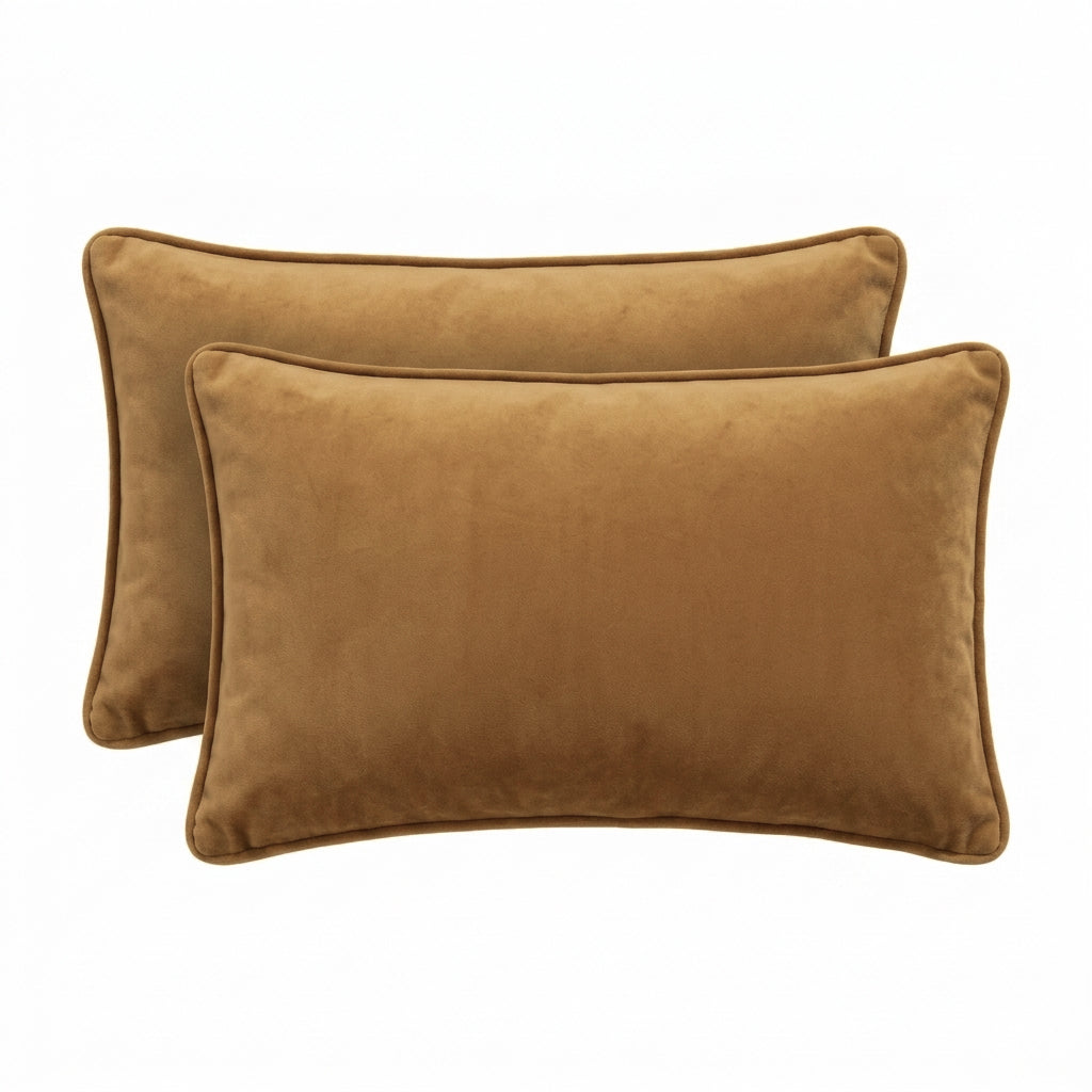 Renee Taylor Icon Velvet Cushion Twin Pack 30 x 50 Cms Polyester Filled