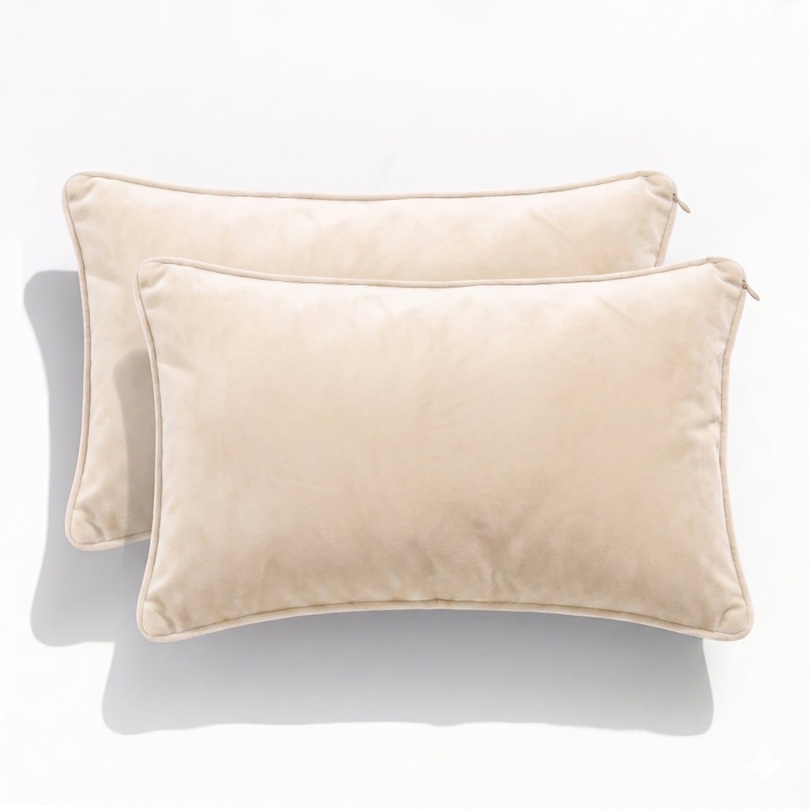 Renee Taylor Icon Velvet Cushion Twin Pack 30 x 50 Cms Polyester Filled
