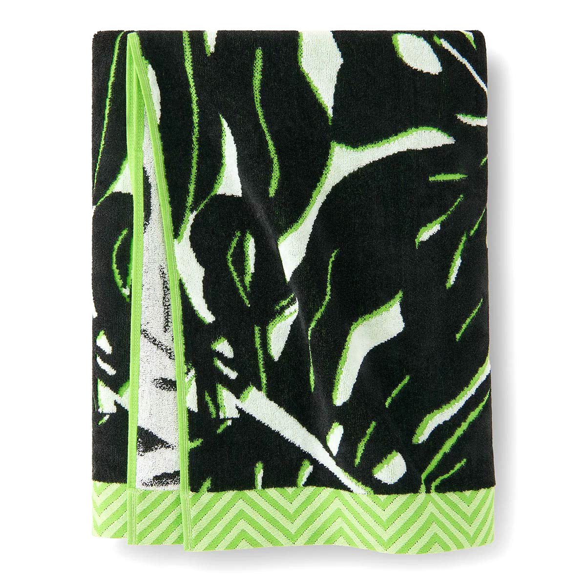Renee Taylor 2 Pack Jacquard Velour Large Beach Towel 100 x 180 Cms