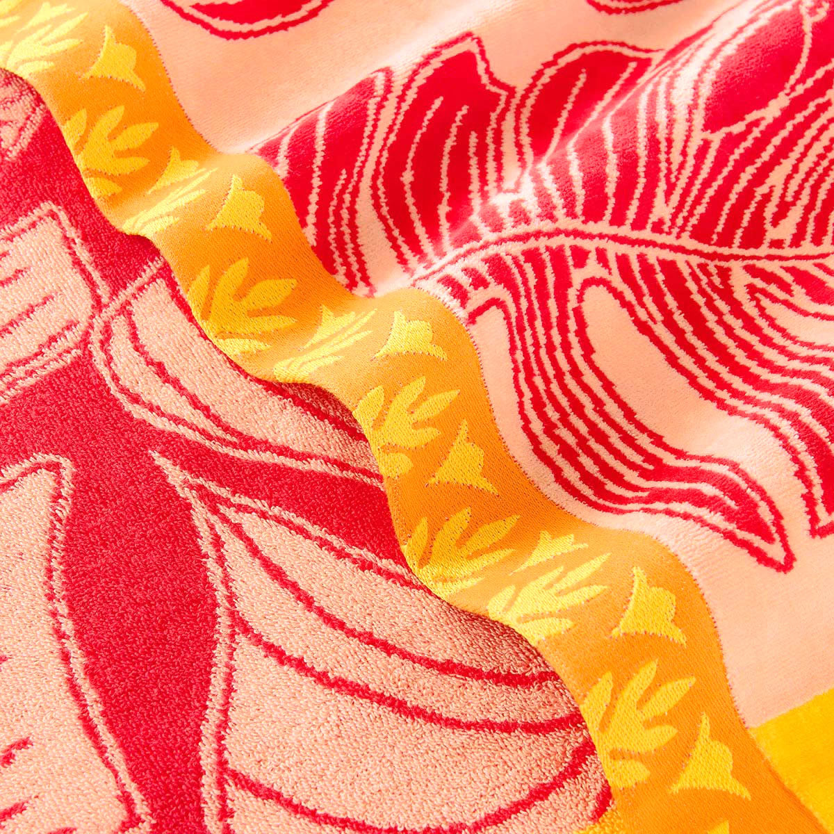 Renee Taylor 2 Pack Jacquard Velour Large Beach Towel 100 x 180 Cms