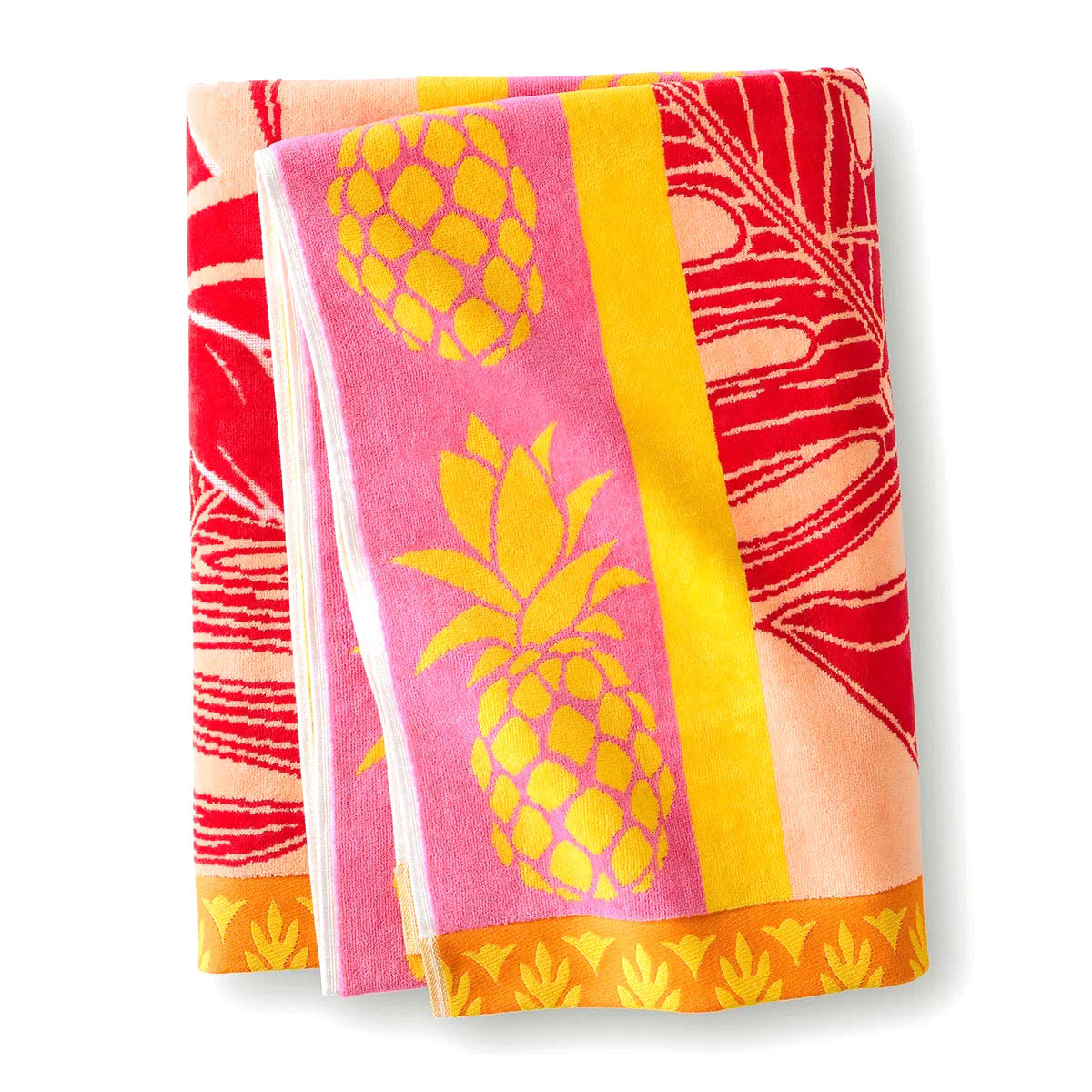 Renee Taylor 2 Pack Jacquard Velour Large Beach Towel 100 x 180 Cms