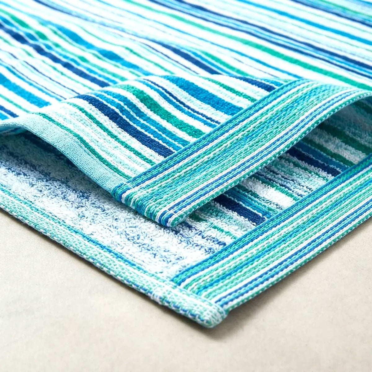 Renee Taylor 2 Pack Jacquard Velour Large Beach Towel 100 x 180 Cms