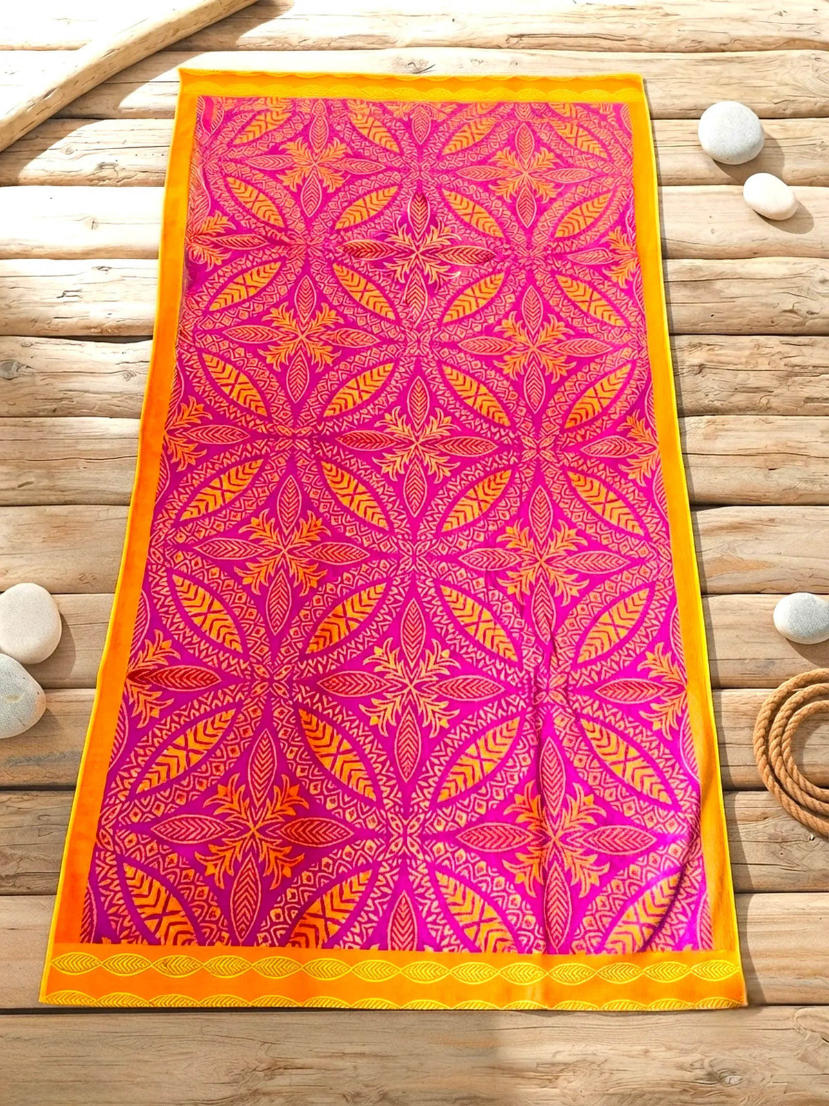 Renee Taylor 2 Pack Jacquard Velour Large Beach Towel 100 x 180 Cms