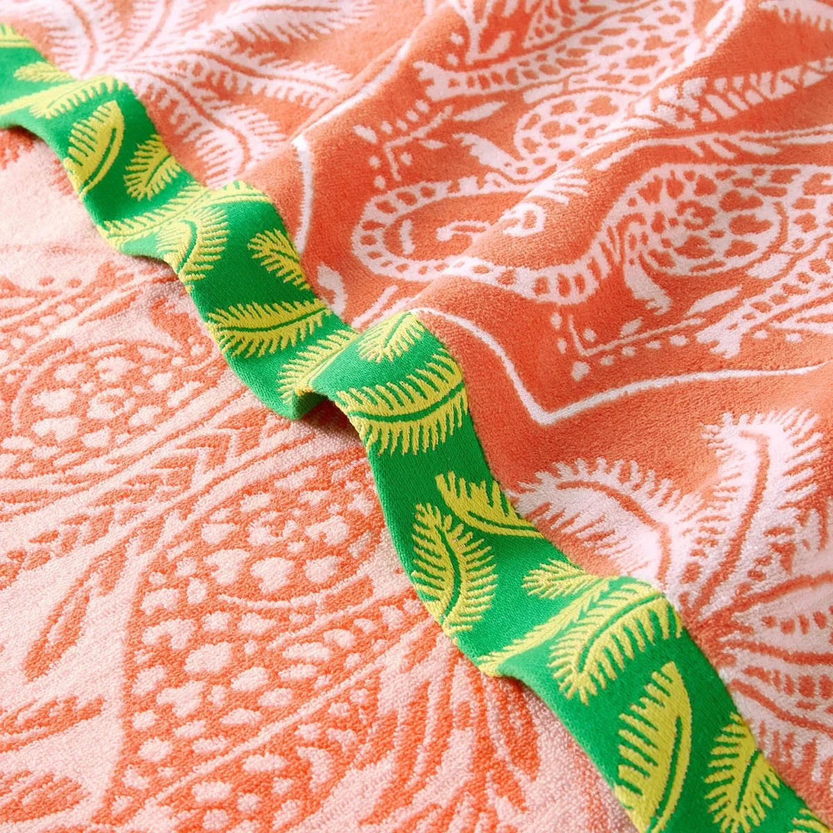 Renee Taylor 2 Pack Jacquard Velour Large Beach Towel 100 x 180 Cms