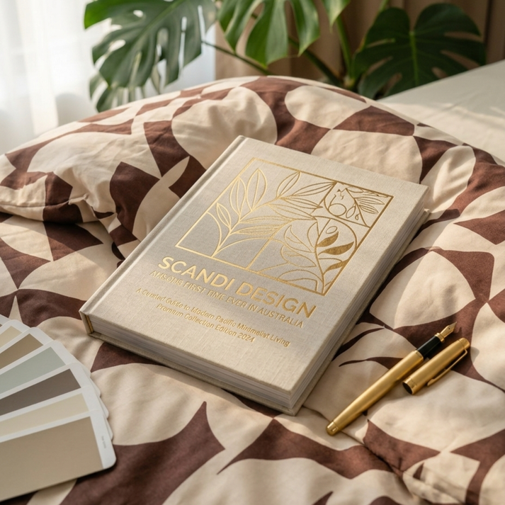 Amsons Scandi Taupe Pure Cotton Quilt Cover Set