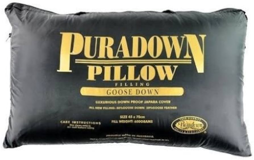 Goose Down Pillows in Australia. Puradown 80% Goose Down Pillows. Puradown