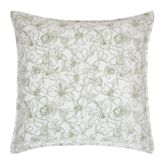 Logan & Mason 100% COTTON AVIARY GREEN QUILT COVER SET Logan & Mason