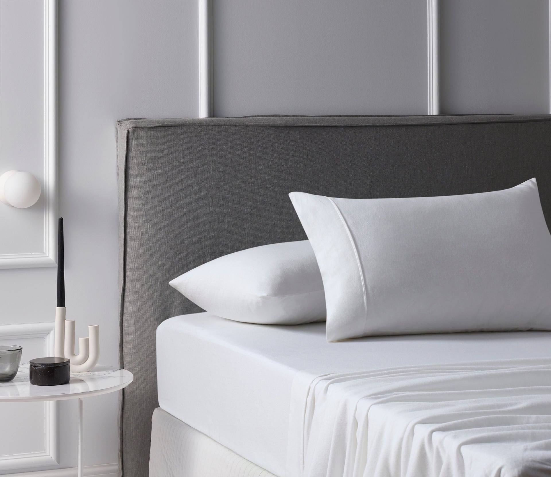 Accessorize Cotton Flannelette Sheet Set White Accessorize