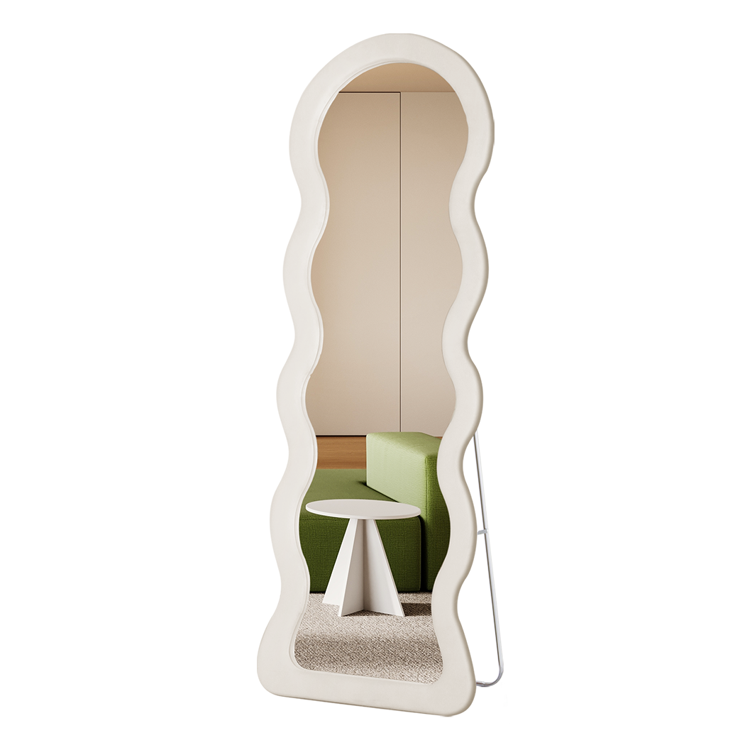 Flannel Wavy Framed Full Length Mirror Big Bedding Australia