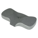 Memory Foam Pillow Pillowcase Supprt Grey Rebound Dreamz