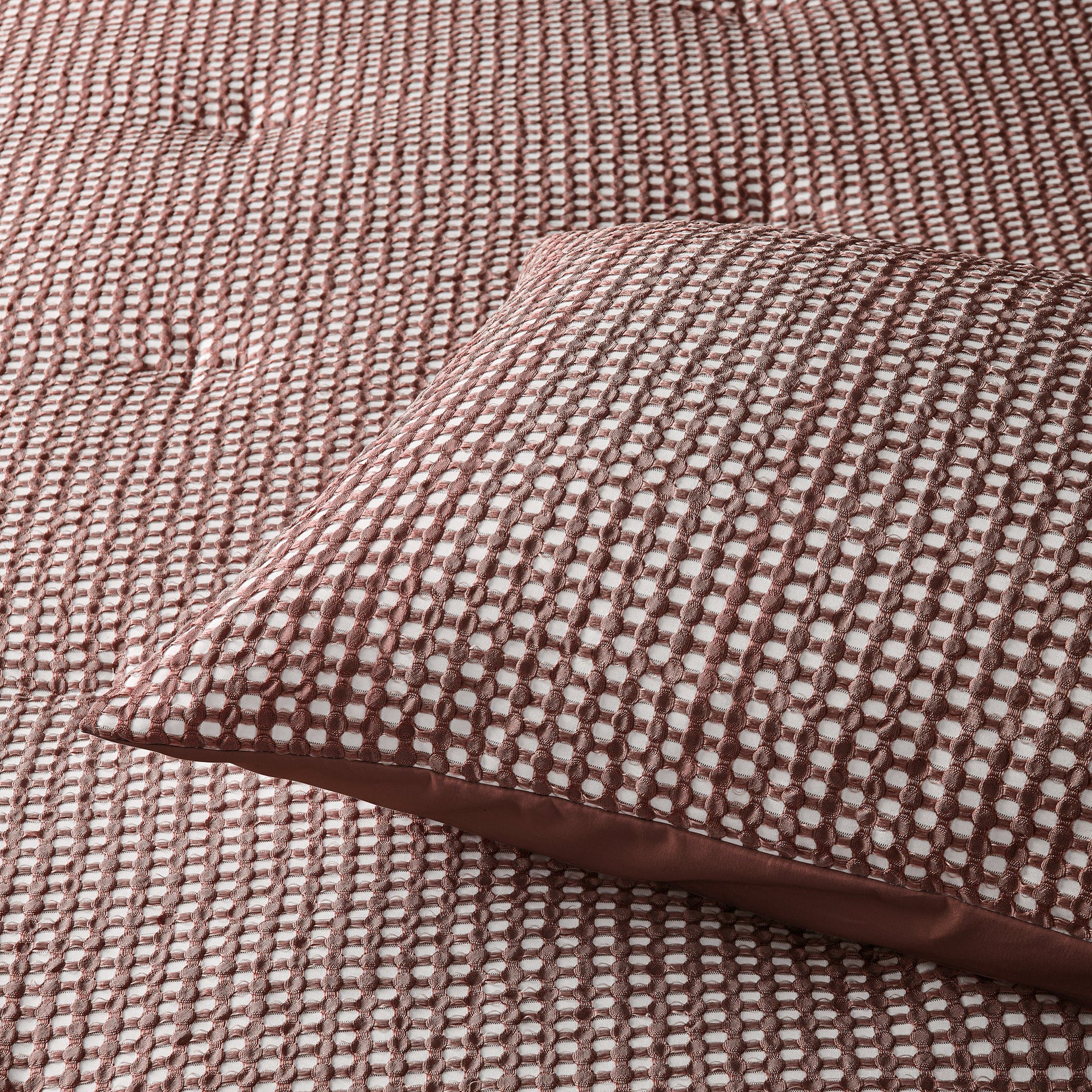 Accessorize | Hokey Pokey Waffle Tobacco Quilt Cover Set Accessorize