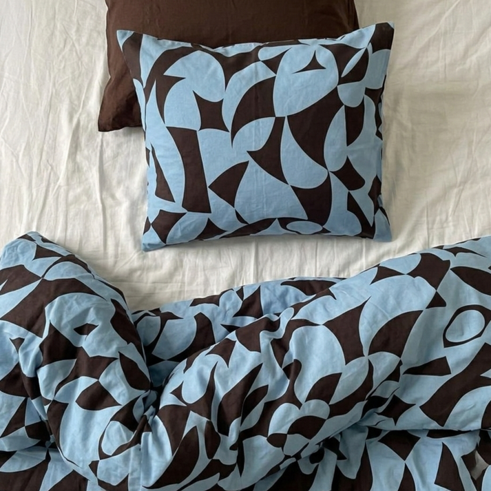 Amsons Scandi Aquafern Pure Cotton Bedding | Modern Bedroom Collection
