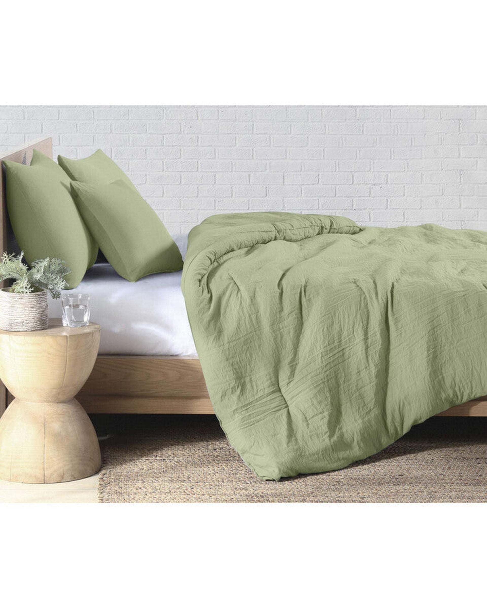 Odyssey Living Salisbury Sunwashed Comforter Set - SAGE Odyssey Living