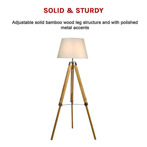 Unique Modern Wooden Floor Lamp