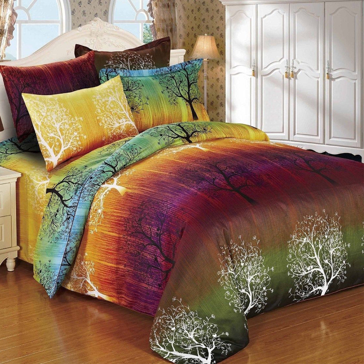 Dreamfields Magic Forest Design Quilt Doona Duvet Cover Set