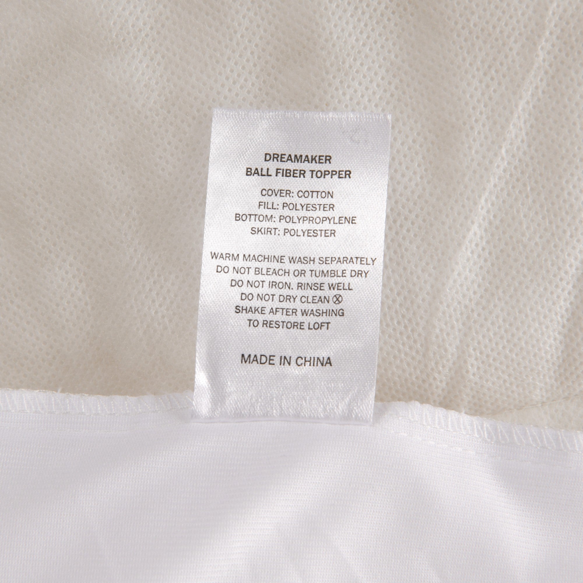 Dreamaker 700Gsm Ball Fibre Mattress Topper