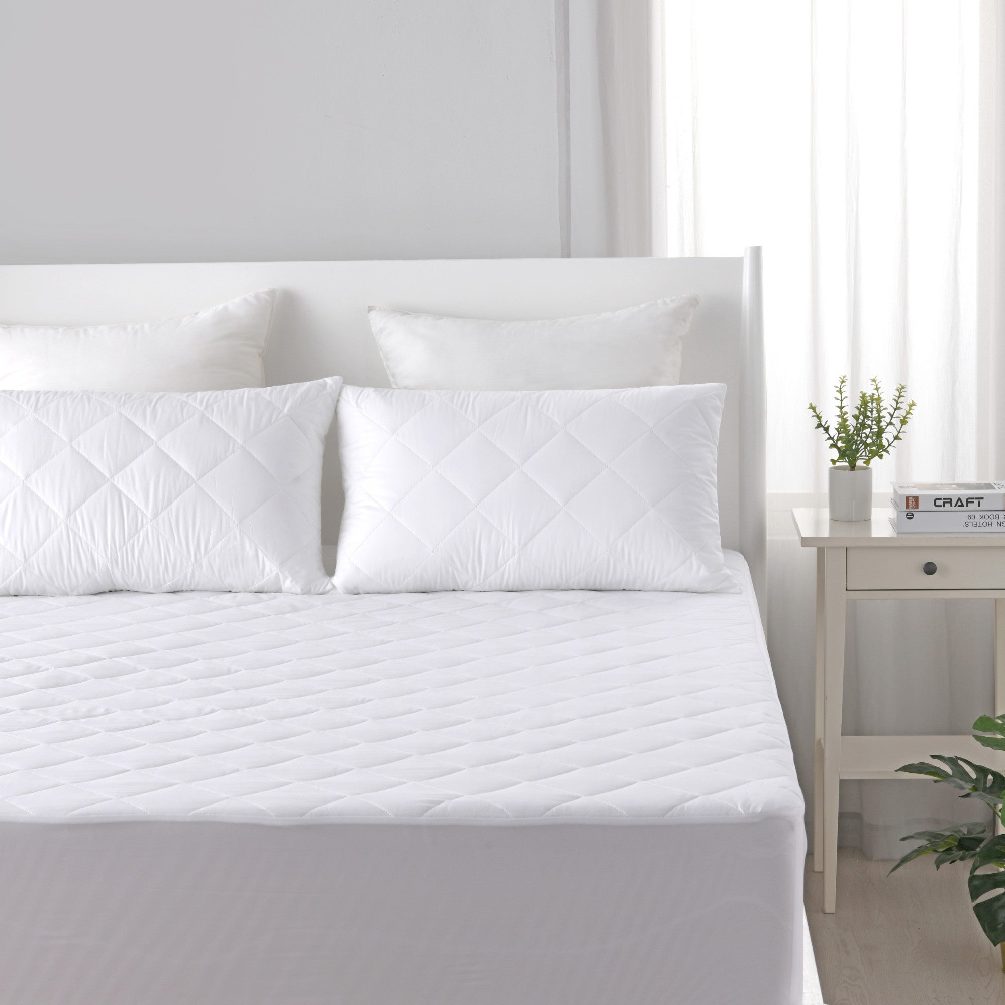 Dreamaker Quilted Cotton Cover Mattress Protector