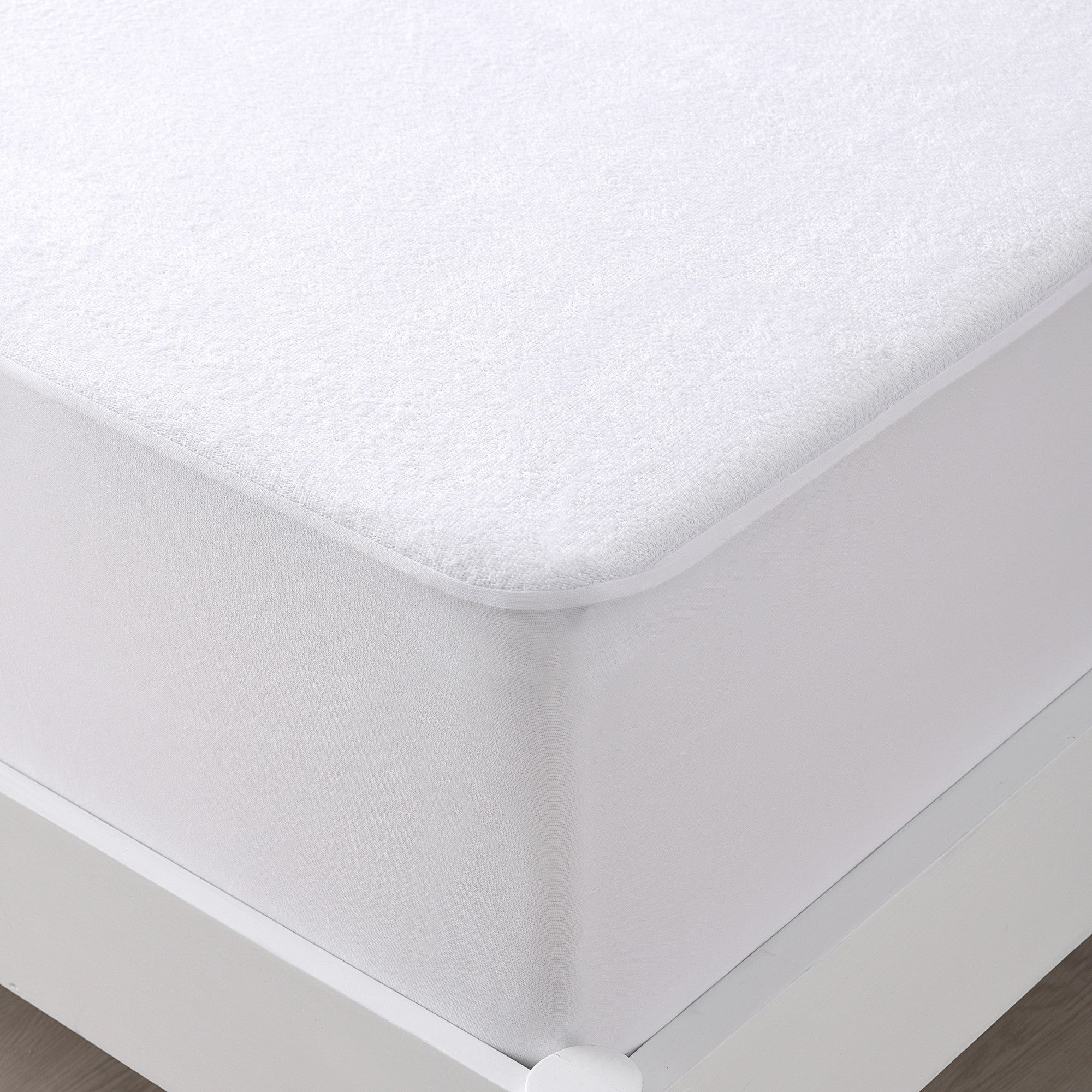 Dreamaker Cotton Terry Towelling Waterproof Mattress Protector