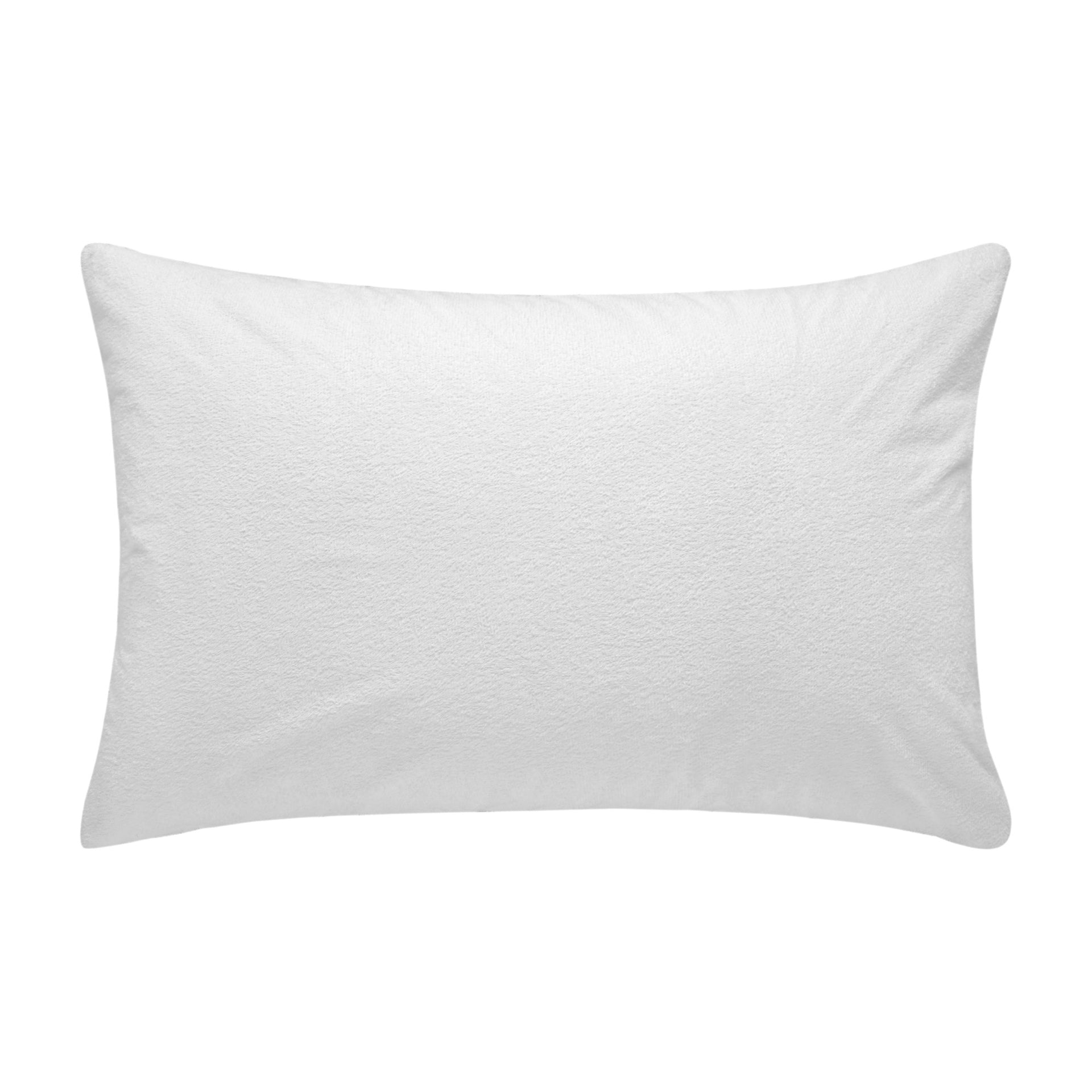 Dreamaker Cotton Terry Towelling Waterproof Pillow Protector  Standard 48X73Cm (2 Pack)