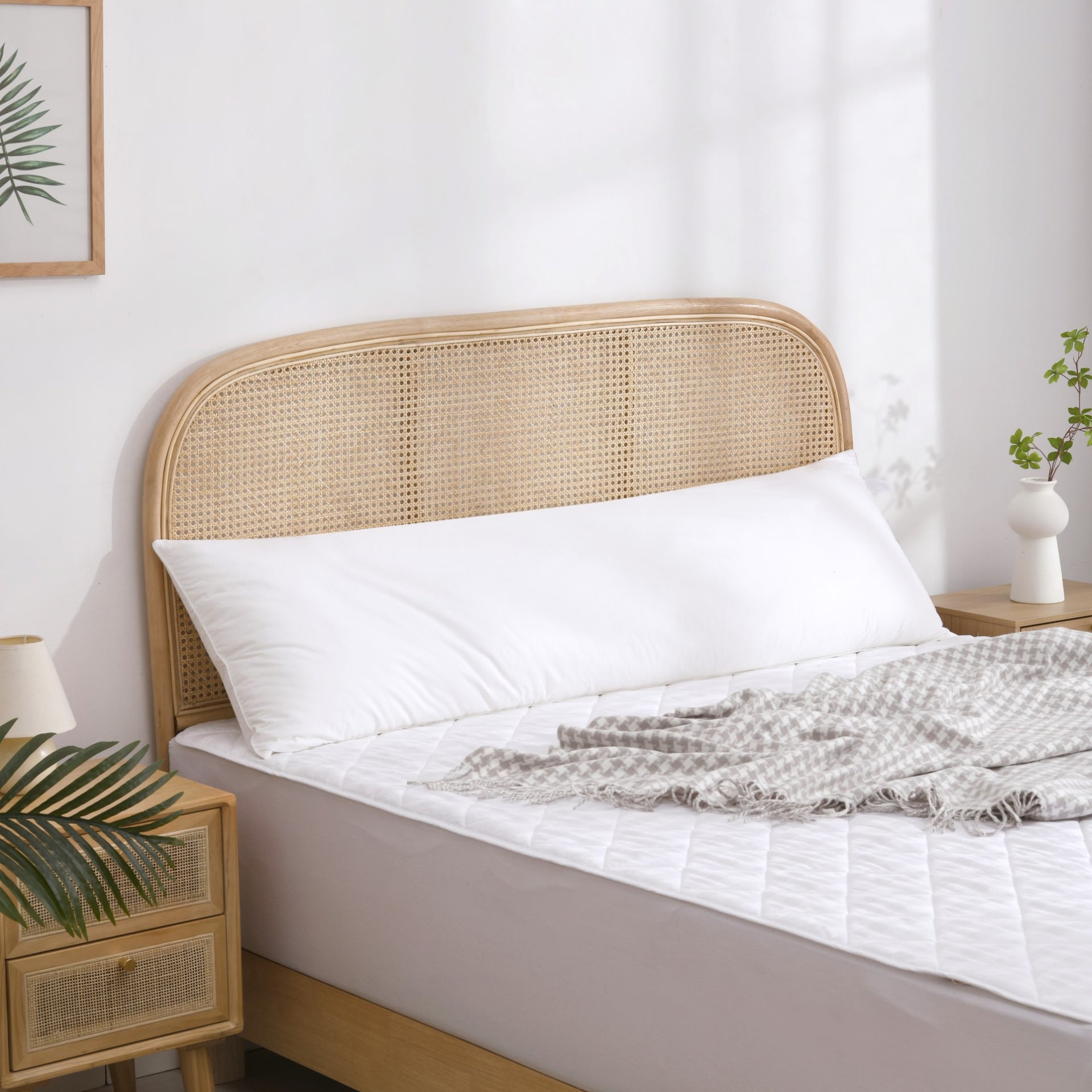Dreamaker Down Alternative Microfibre Maternity & Body Pillow 150 X 45Cm