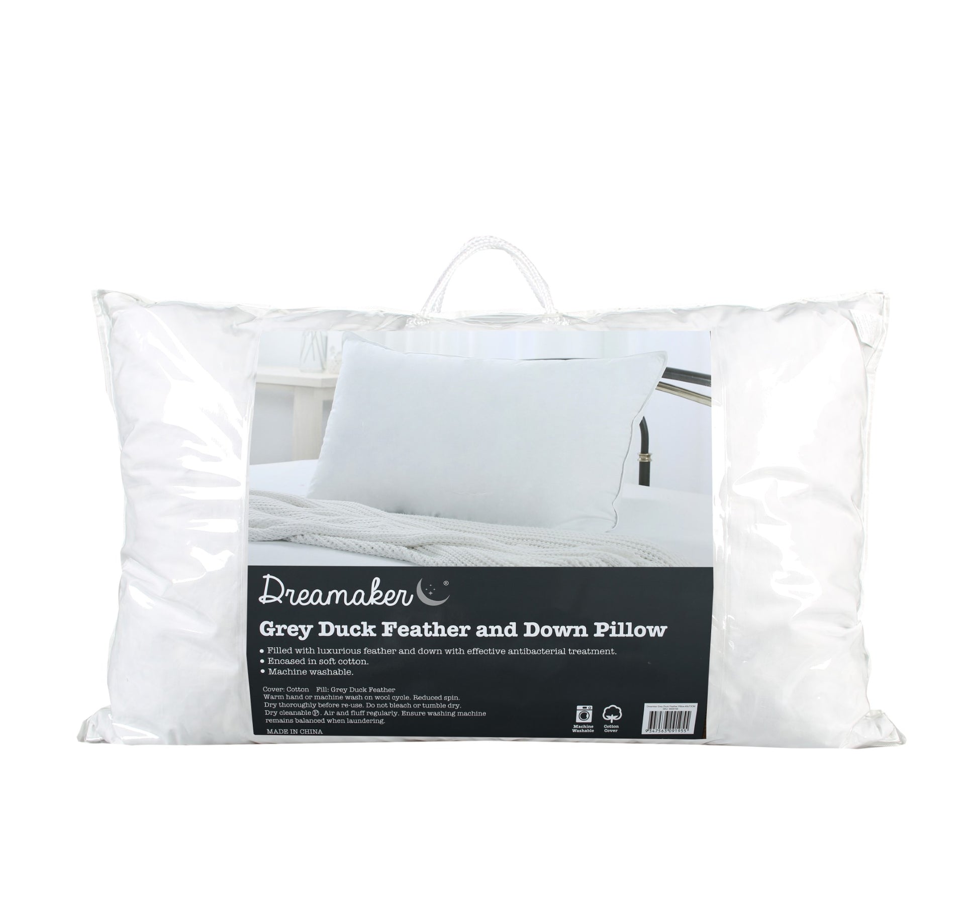 Dreamaker Duck Feather Pillow  48 X 73 Cm