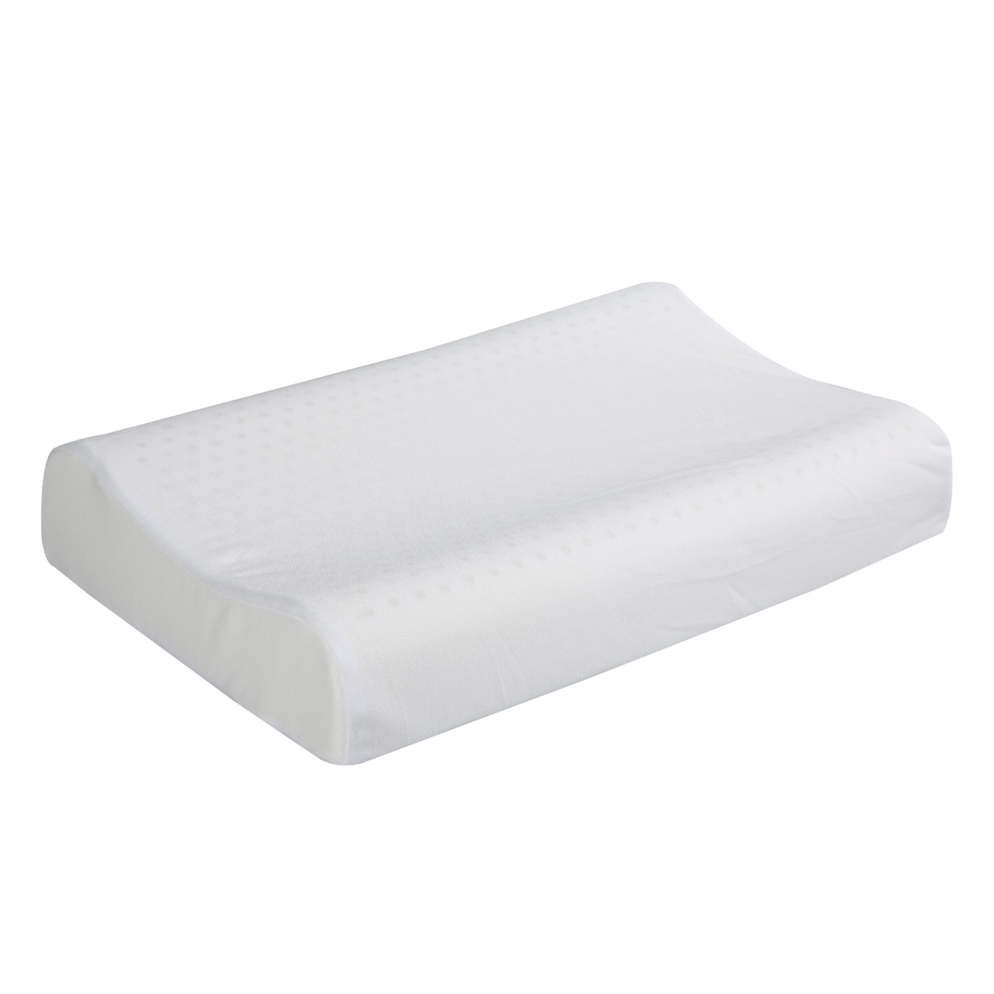 Dreamaker Contoured Pincore Memory Foam Pillow 60X40Cm