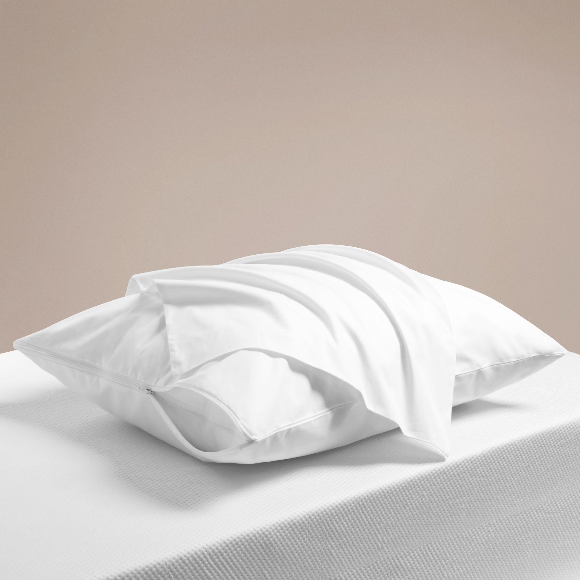 Dreamaker 100% Cotton Quilted Pillow Protector 48X73Cm (2 Pack)