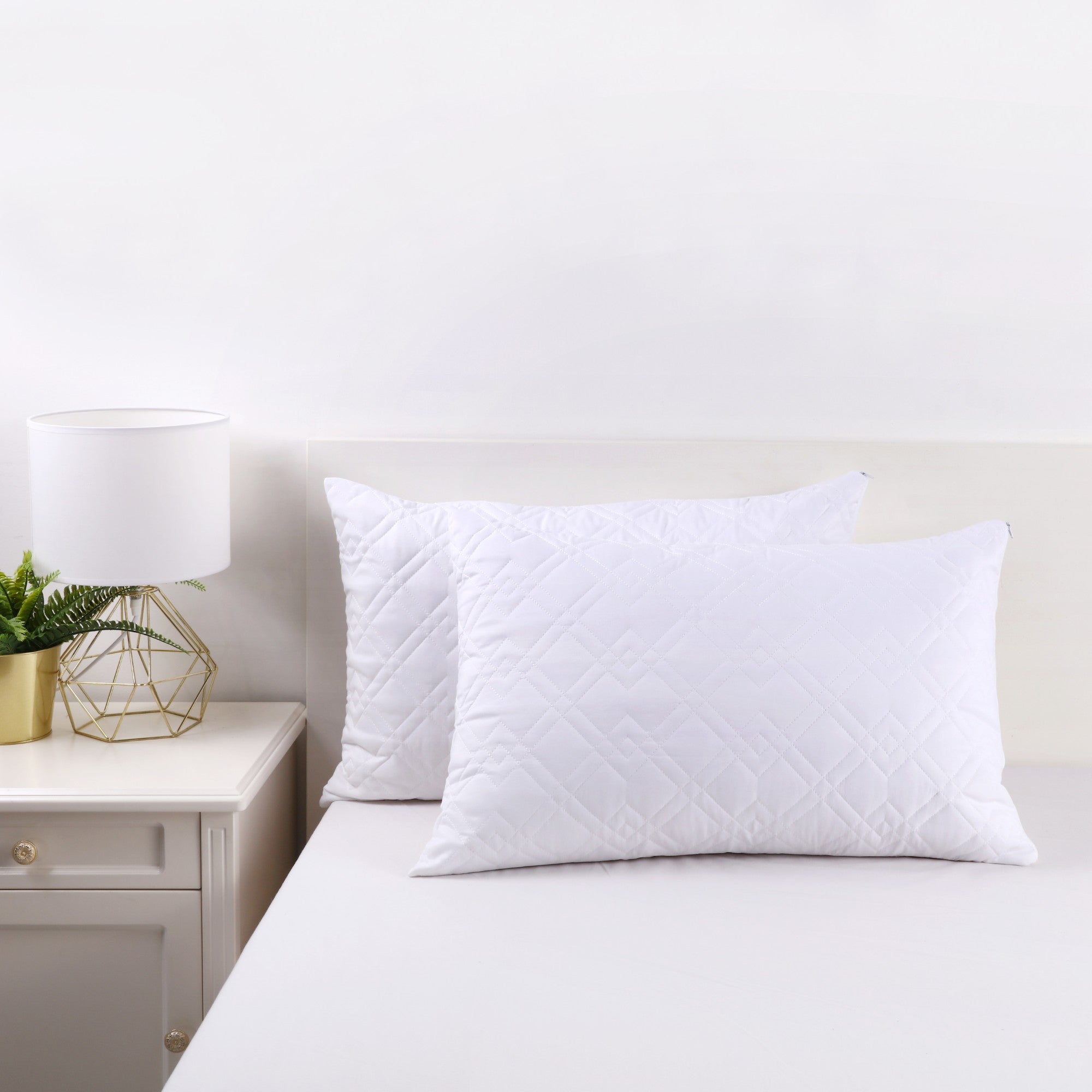 Sleepcare Quilted Soft Touch Pillow Protector  48 X 73Cm (2 Pack)