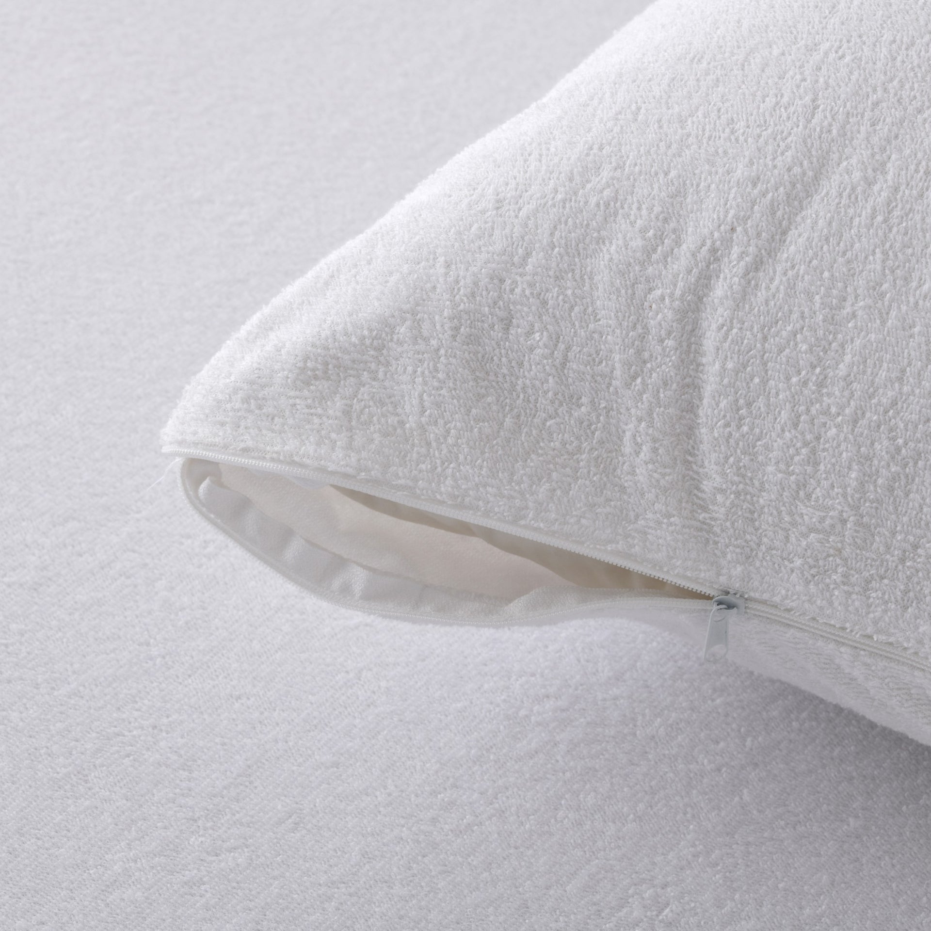 Dreamaker Bamboo Terry Towelling Waterproof Pillow Protector Standard 48X73Cm (2 Pack)