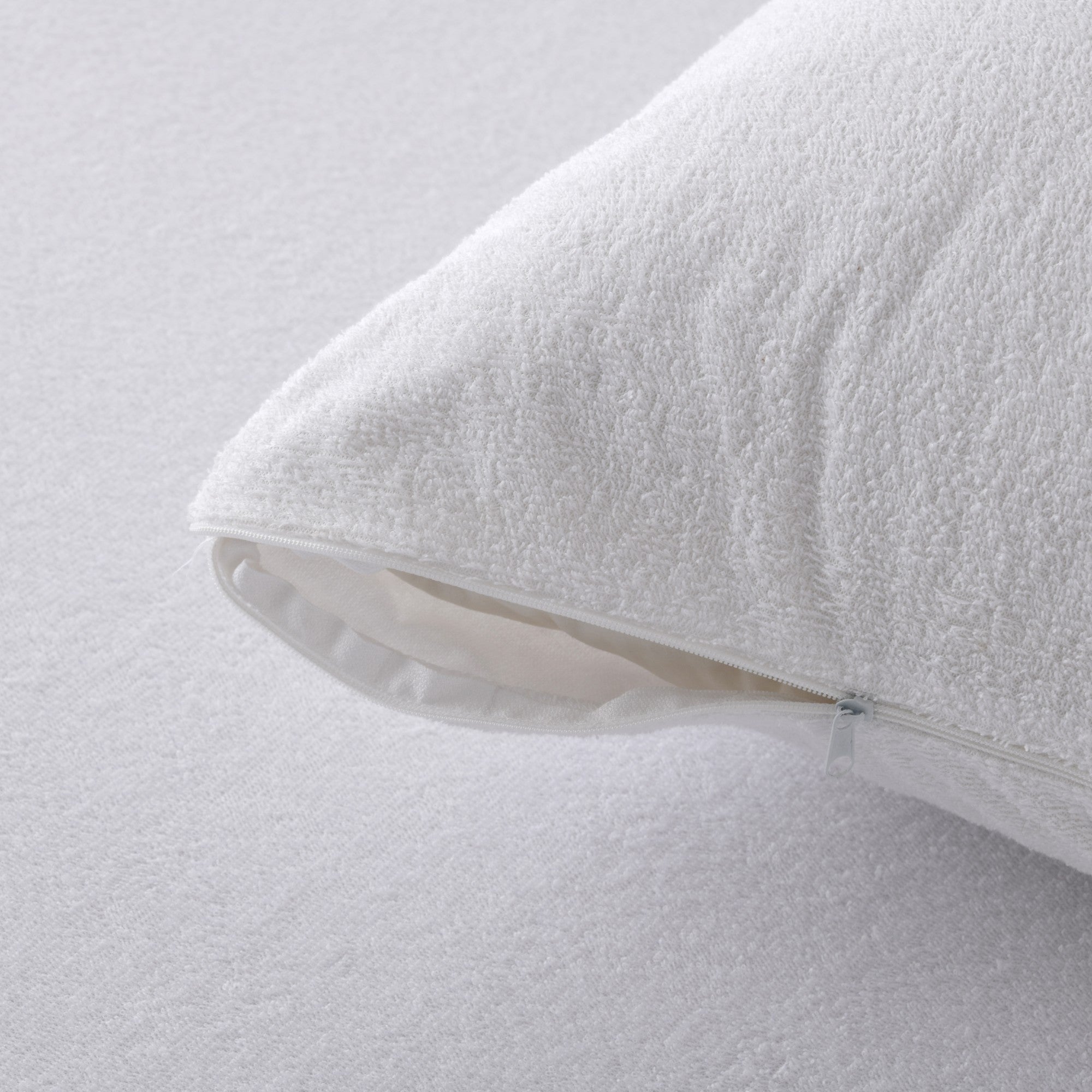 Dreamaker Bamboo Terry Towelling Waterproof Pillow Protector Standard 48X73Cm (2 Pack)