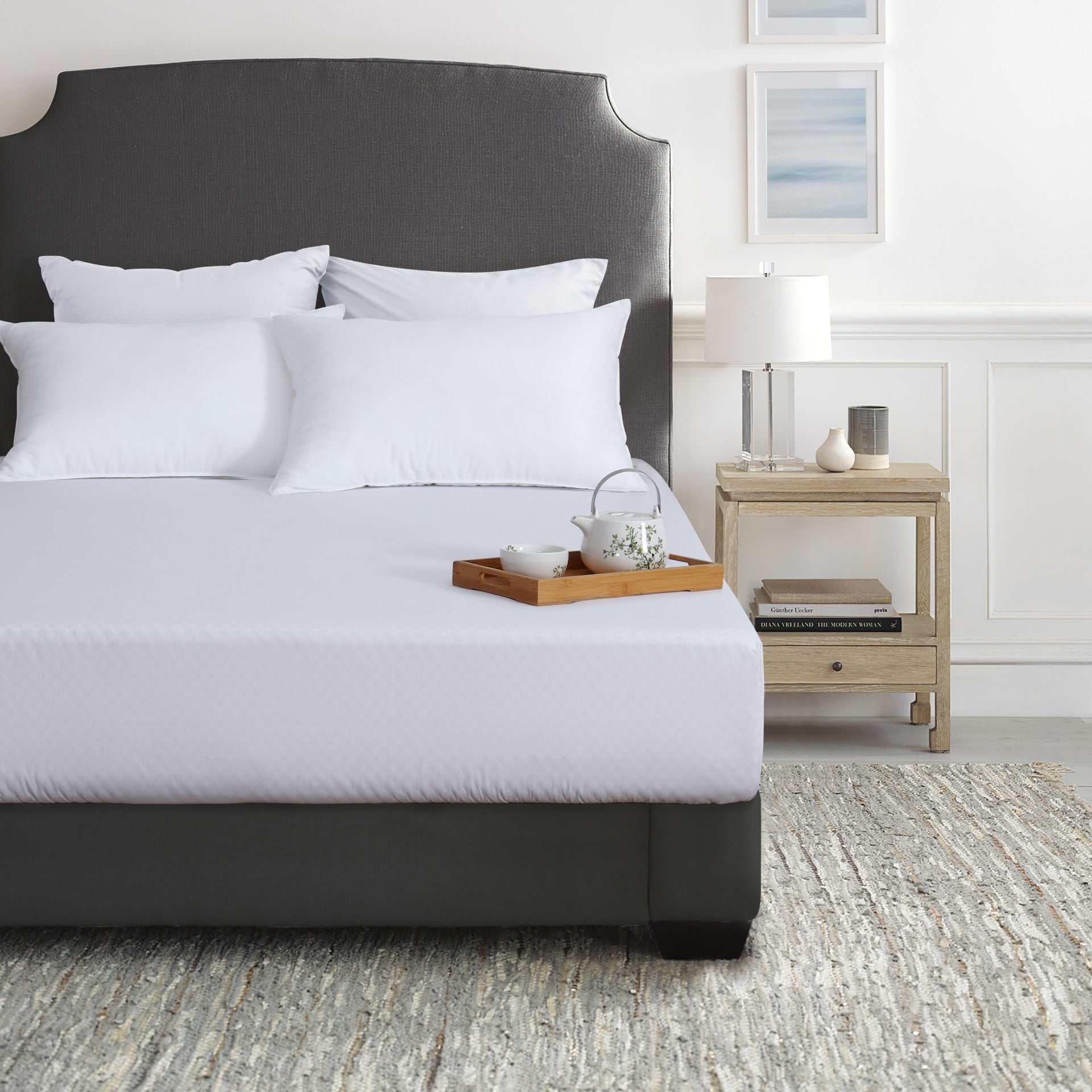 Dreamaker Bamboo Cotton Jersey Waterproof Mattress Protector