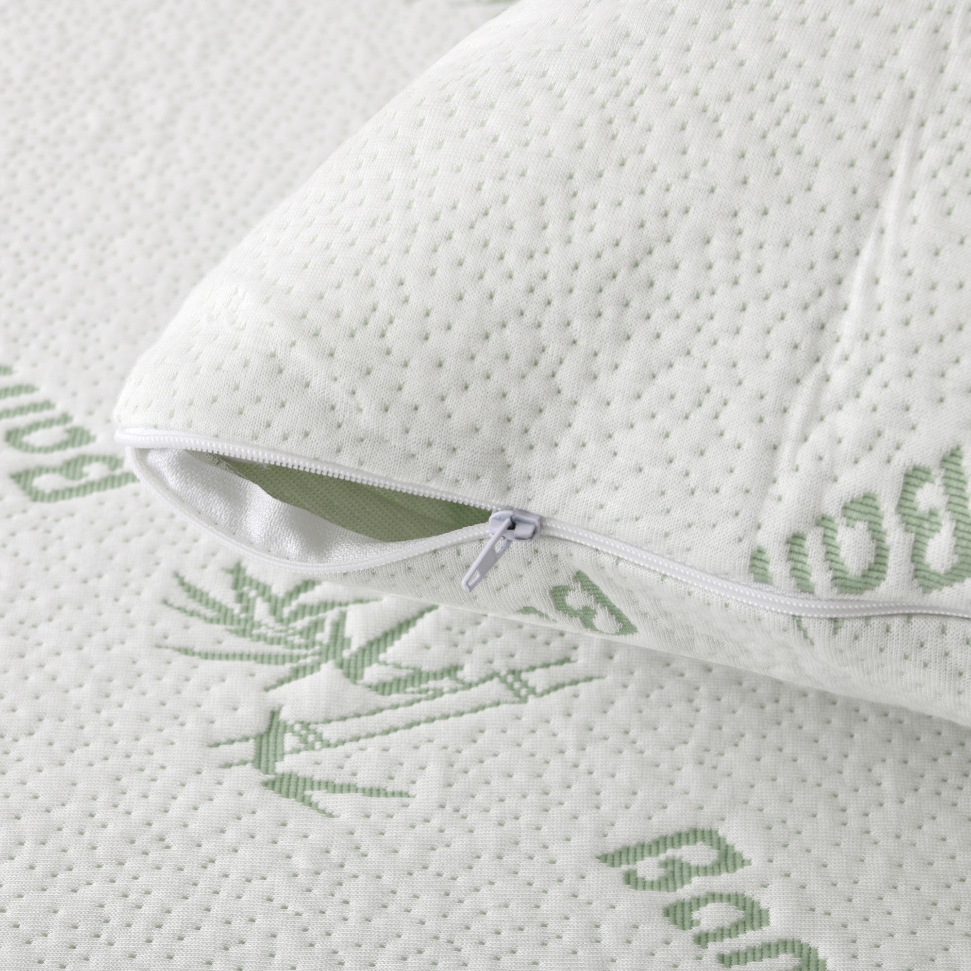 Dreamaker Bamboo Knitted Waterproof Pillow Protector Standard 48X73Cm (2 Pack)